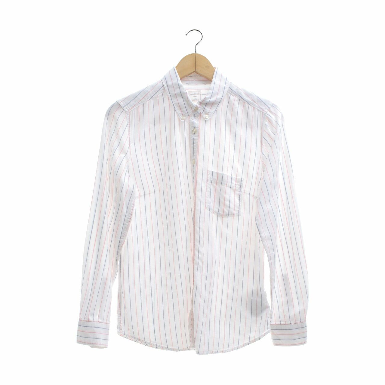 GAP Off White Striped Shirt