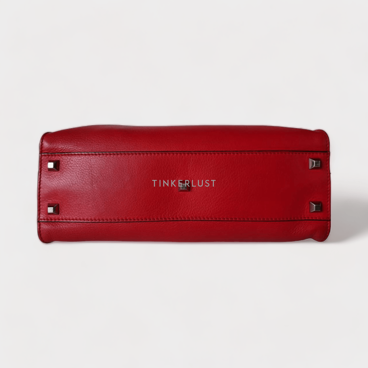 Fendi Peekaboo Studded Medium Red