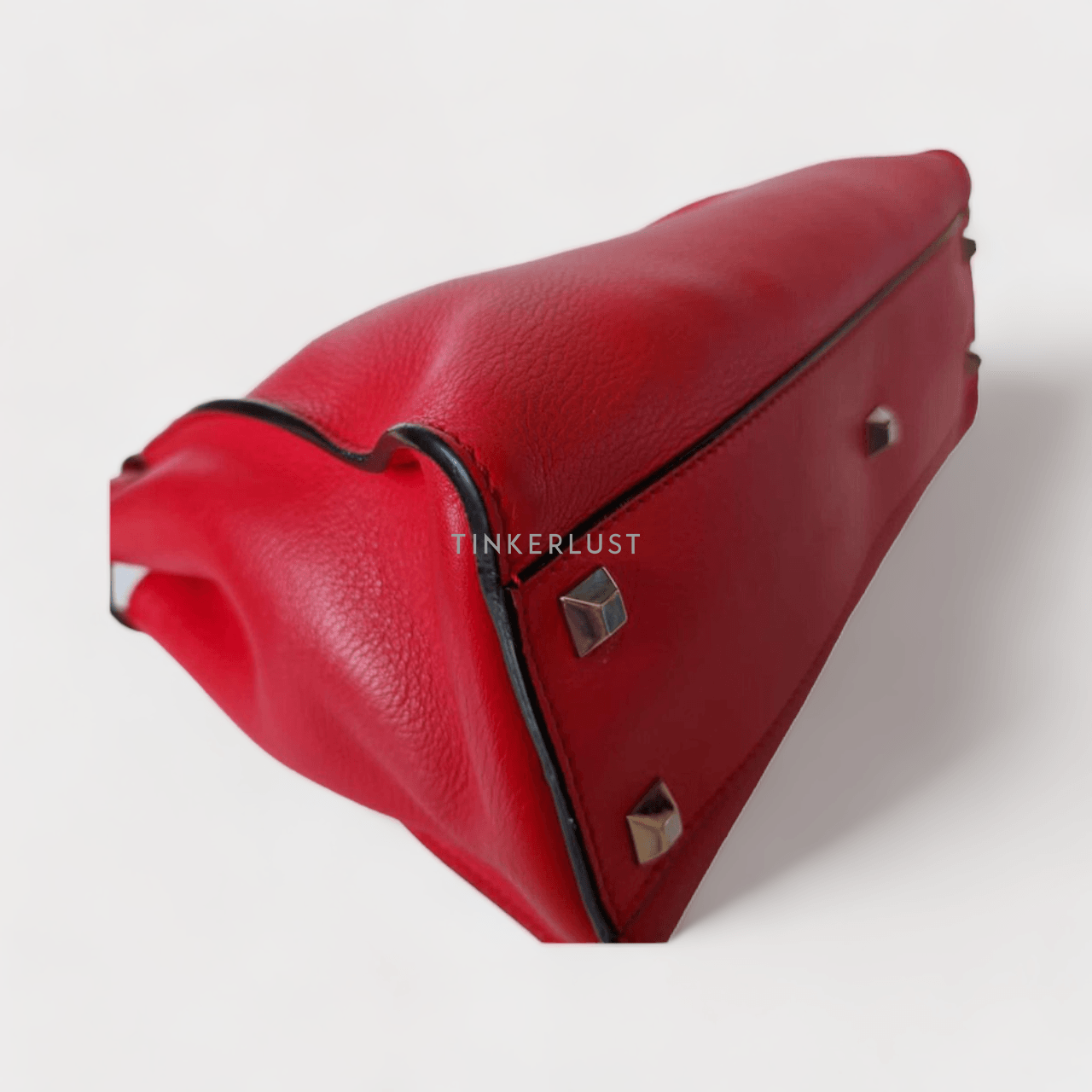 Fendi Peekaboo Studded Medium Red