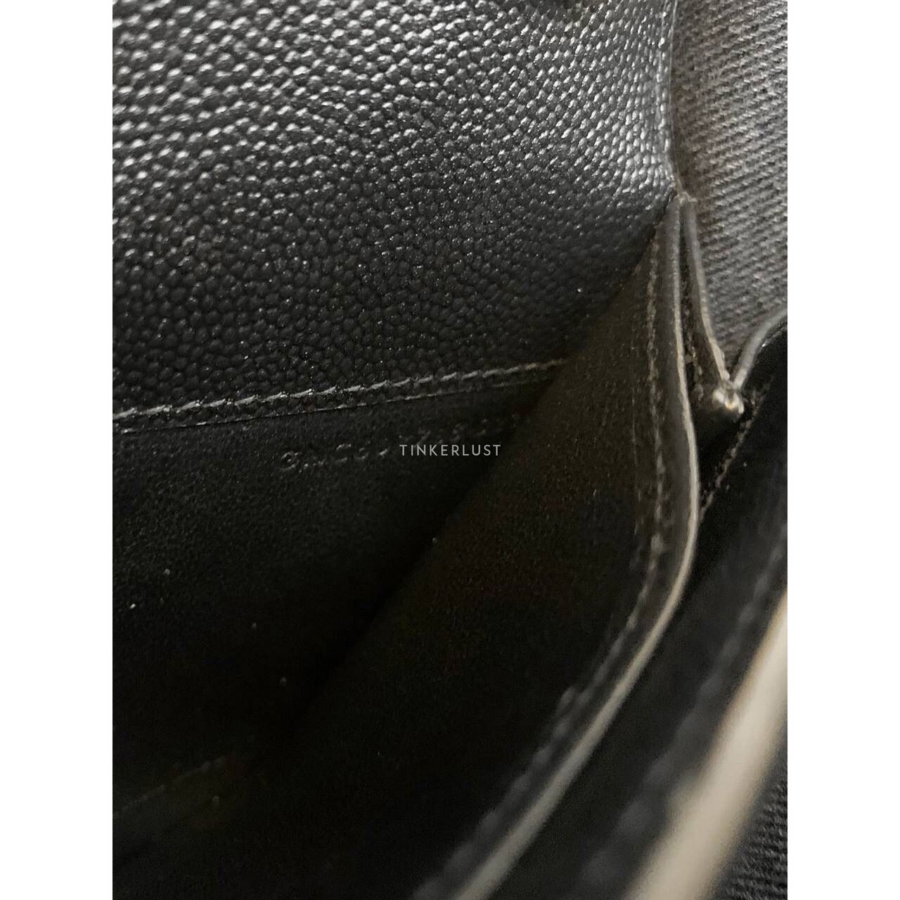 Yves Saint Laurent Uptown in Black GHW WOC Slingbag