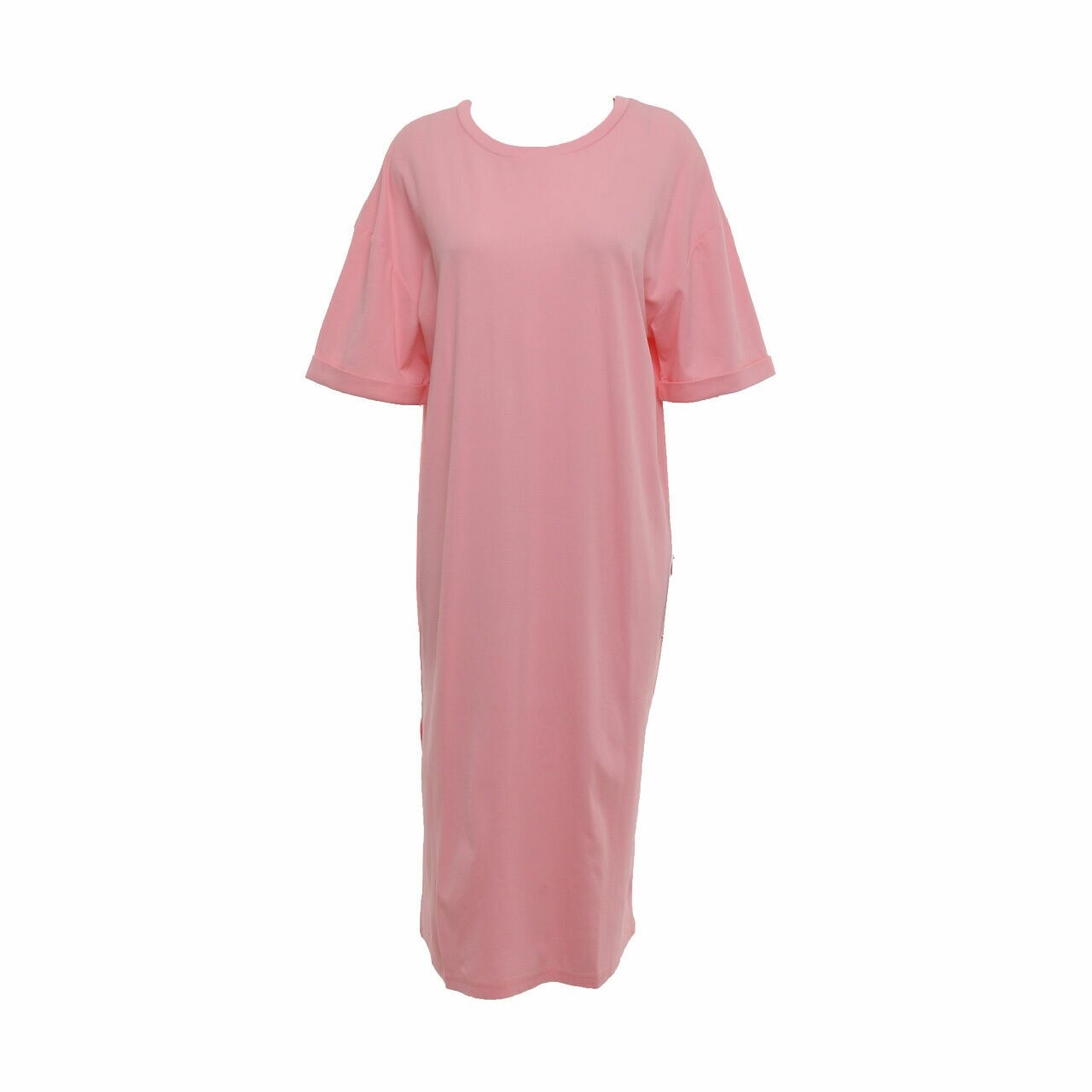 Private Collection Pink Slit Midi Dress