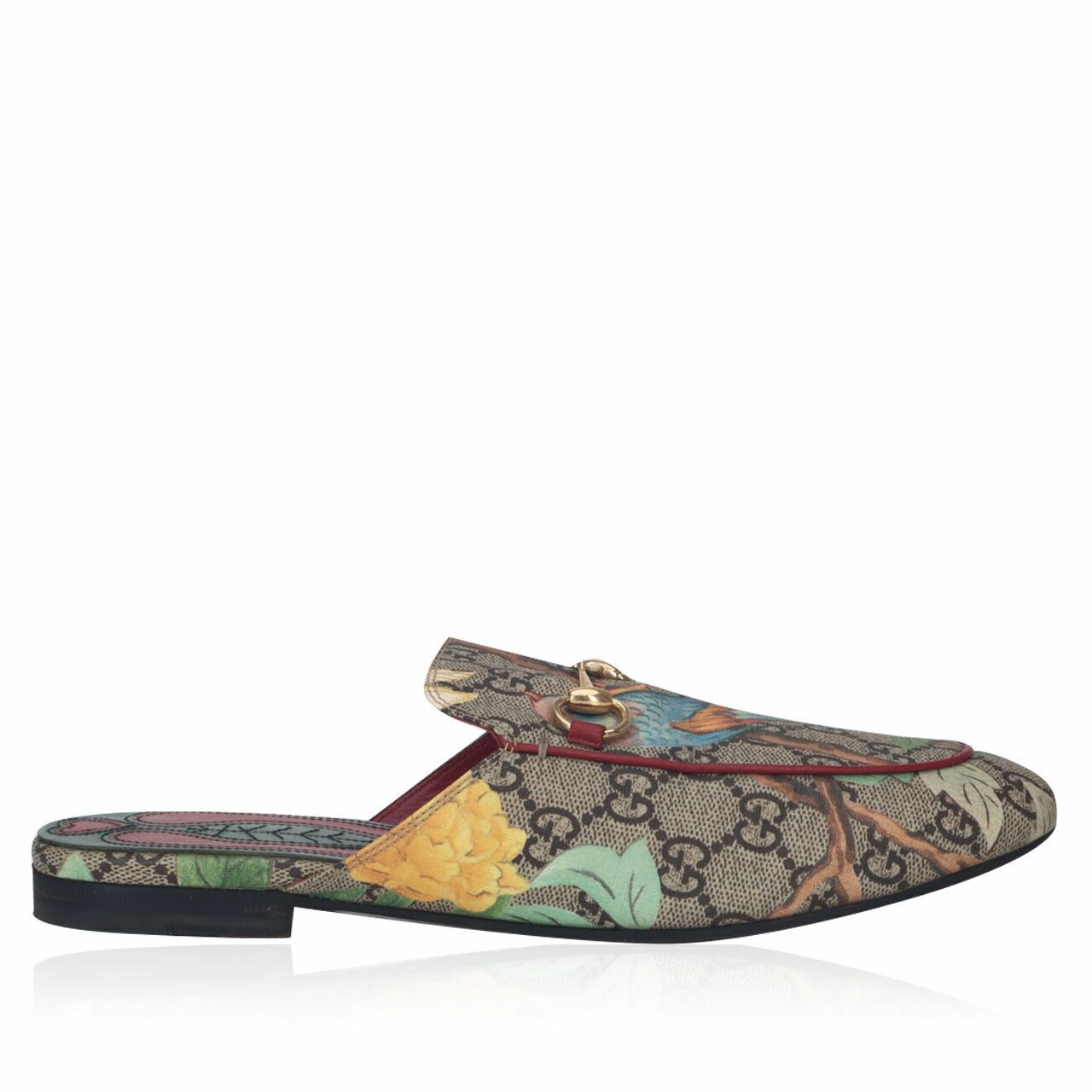 Gucci GG Supreme Canvas 'Tian' Print Slippers Sandals