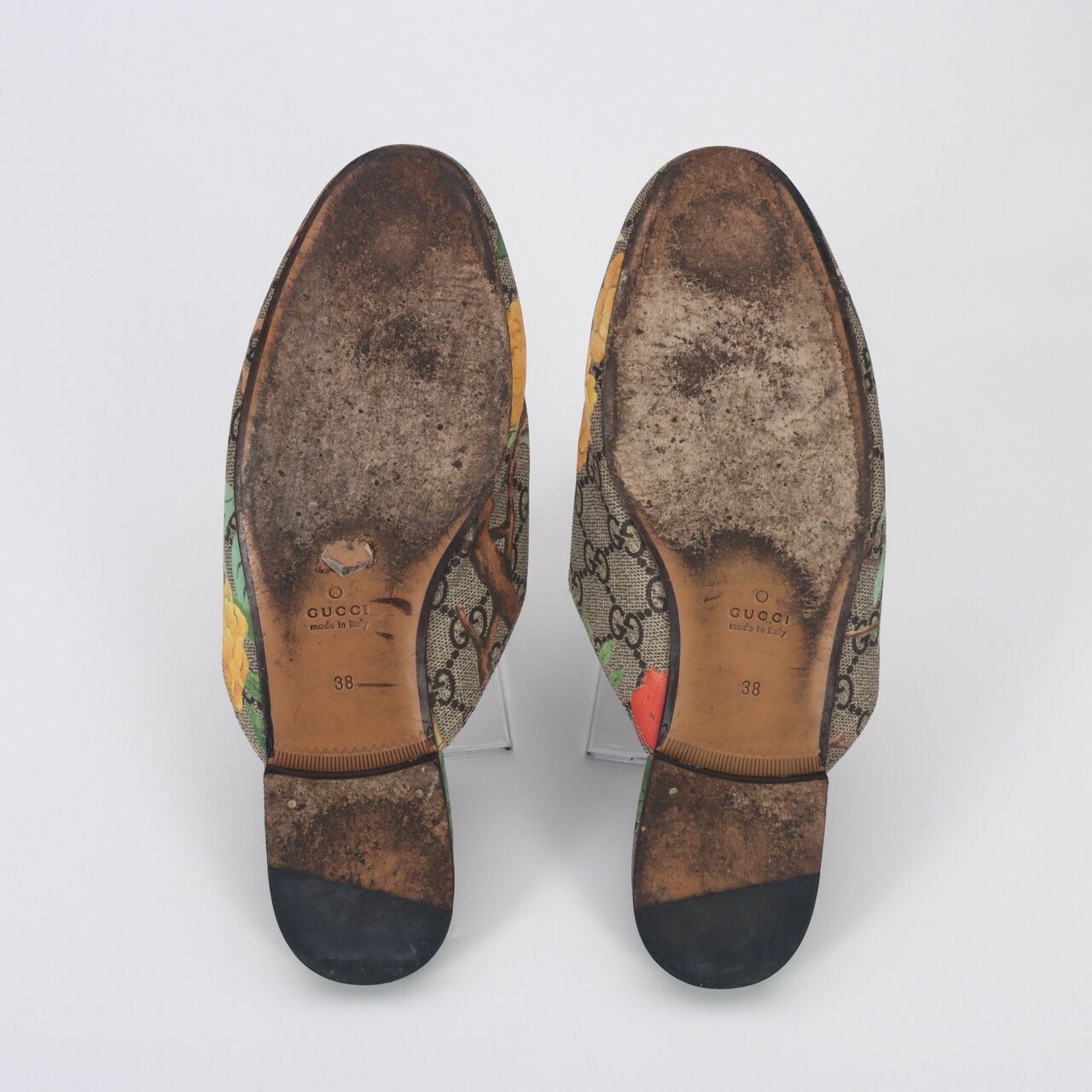 Gucci GG Supreme Canvas 'Tian' Print Slippers Sandals