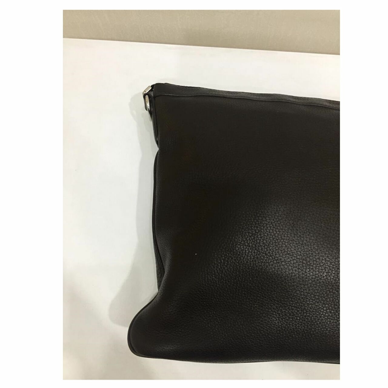 Gucci Dark Brown Leather Crossbody Messenger Bag 