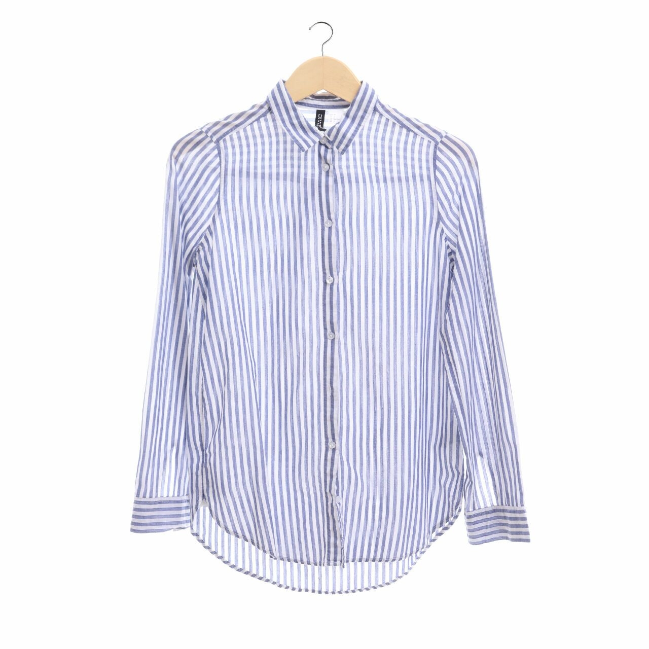 H&M Blue & White Stripes Shirt