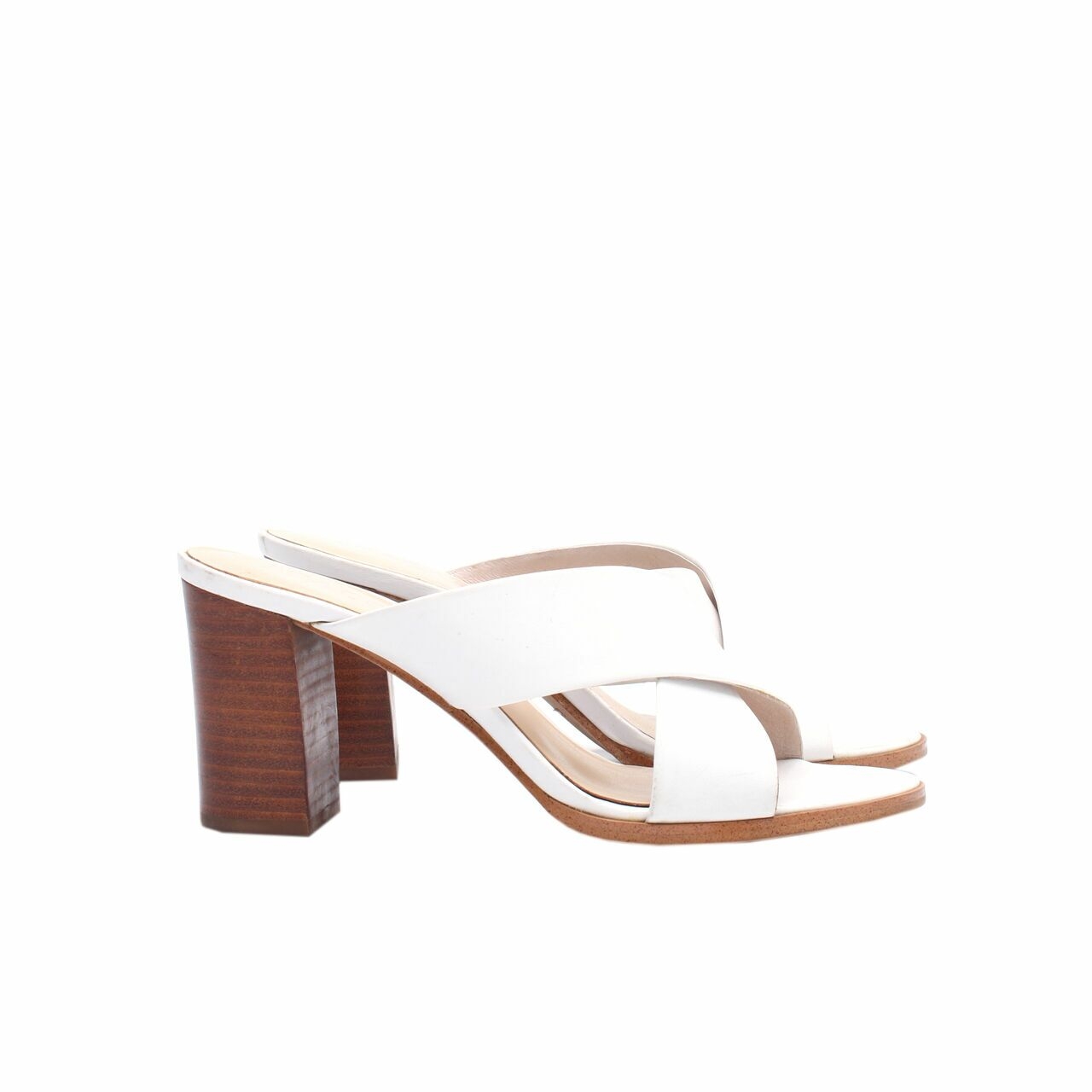 Staccato White Heels