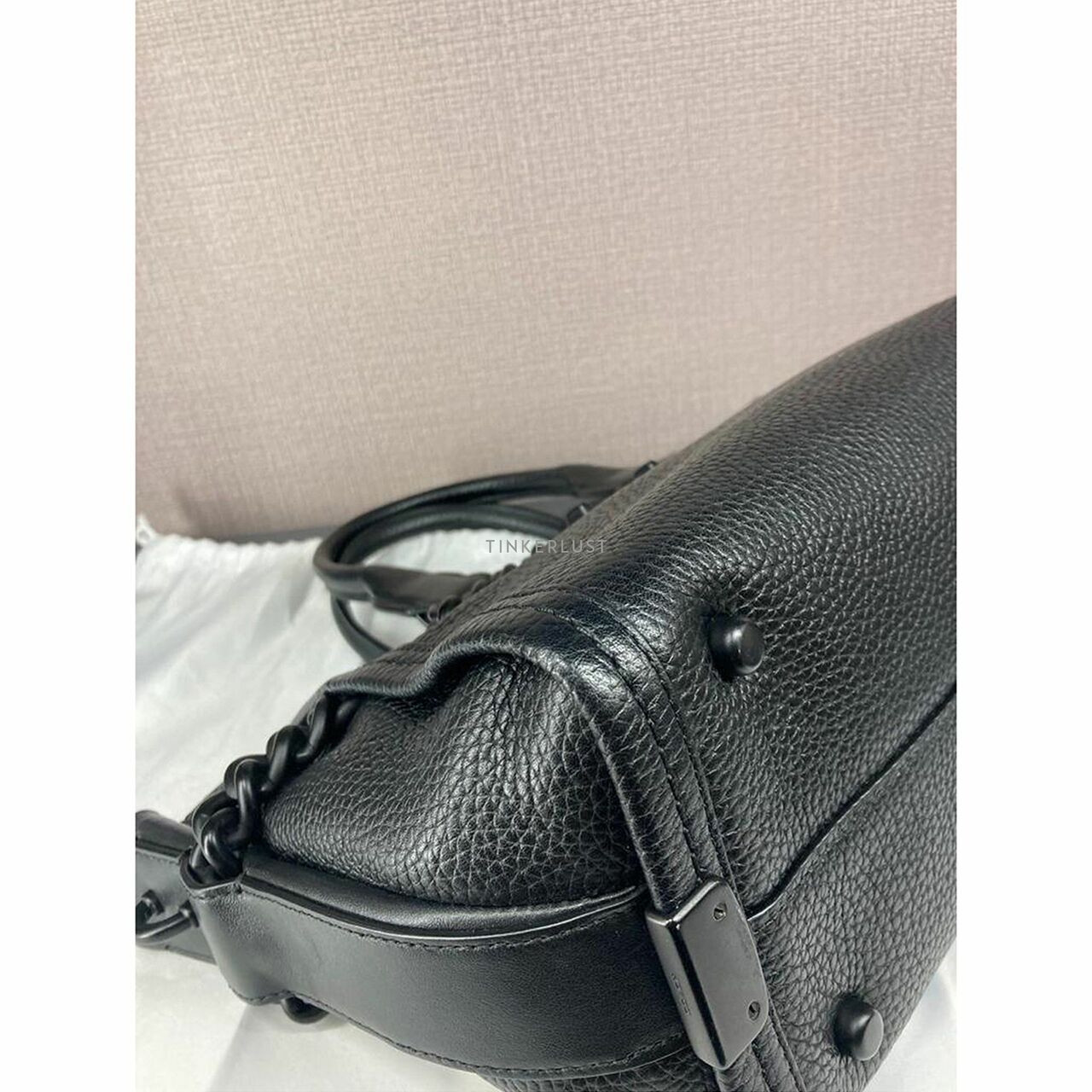 Coach Swagger Black Satchel