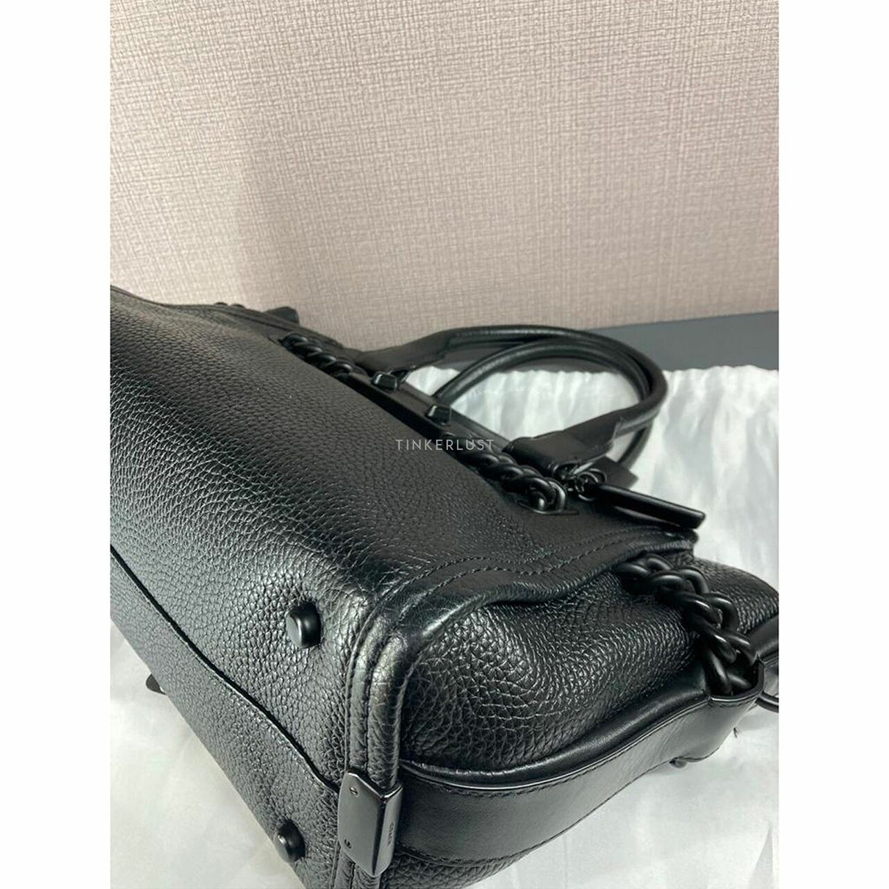 Coach Swagger Black Satchel