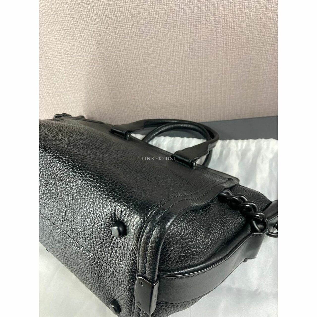 Coach Swagger Black Satchel