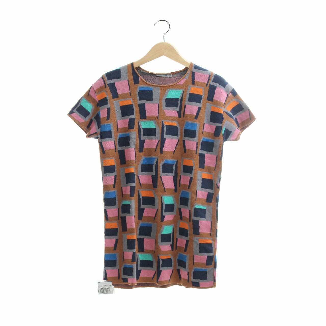 COS Multicolor Printed Mini Dress