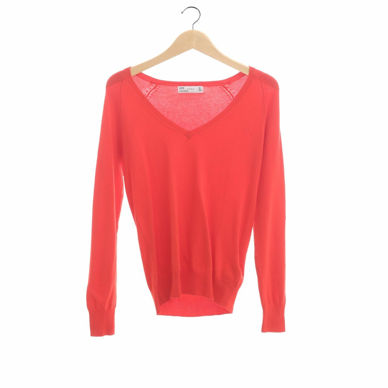 Zara Red Blouse