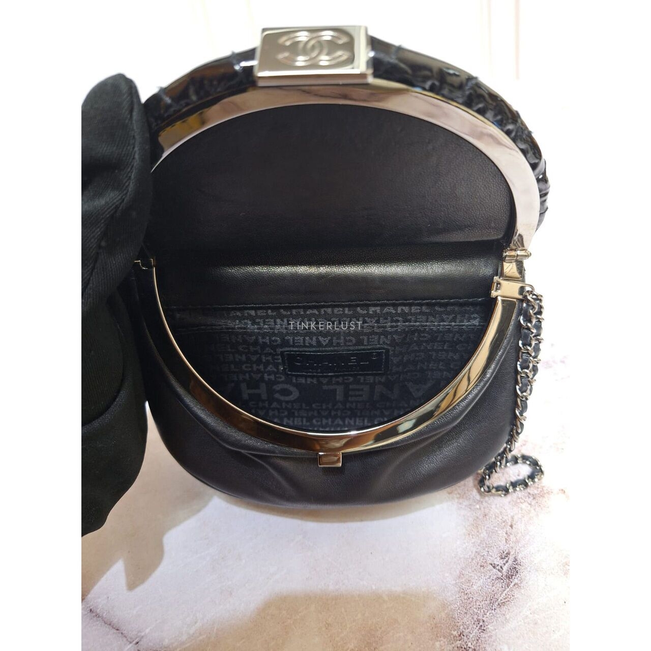 Chanel Vintage Black #8 Pouch