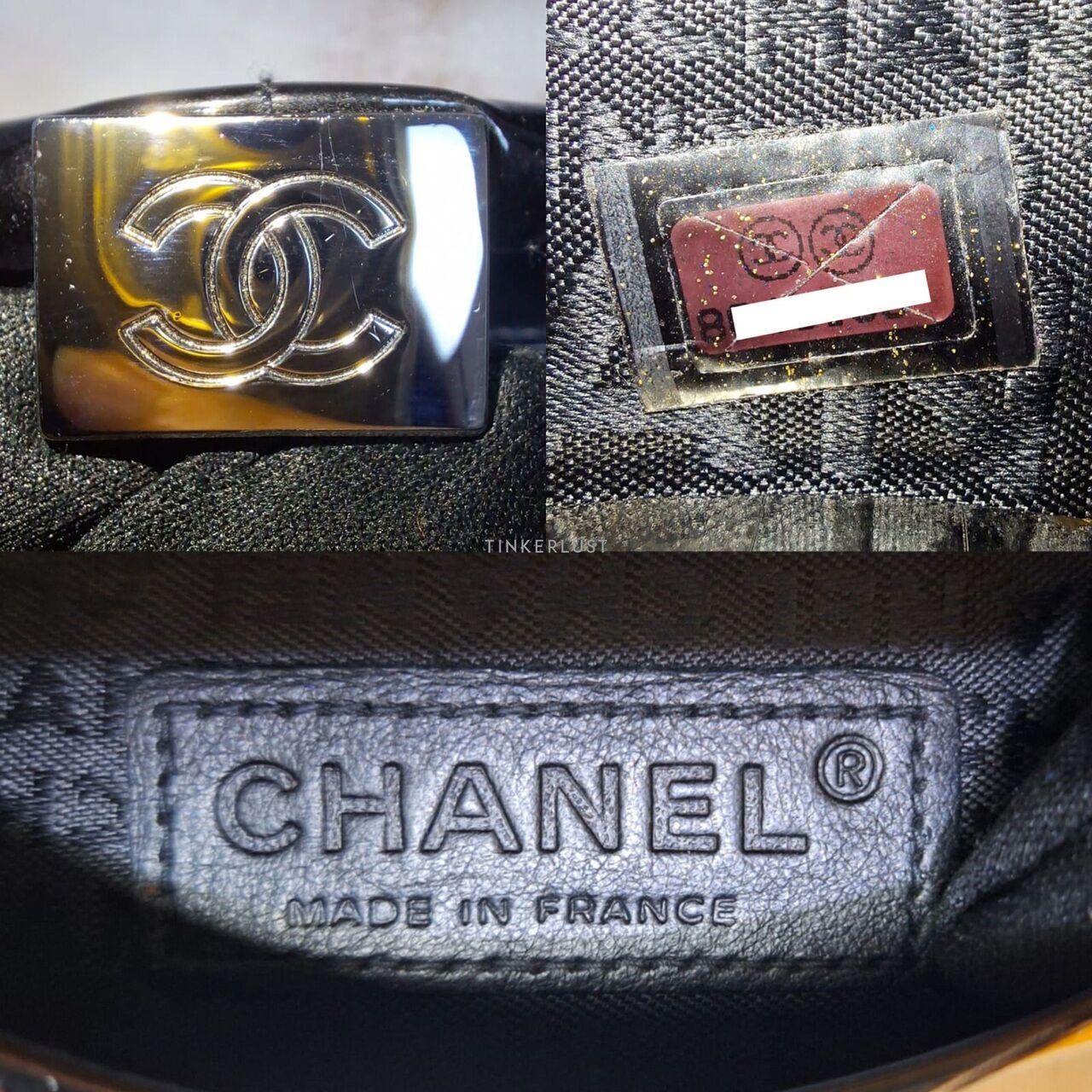 Chanel Vintage Black #8 Pouch