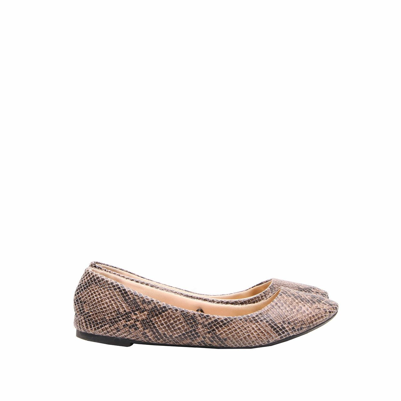 H&M Black & Brown Snakeskin Flats