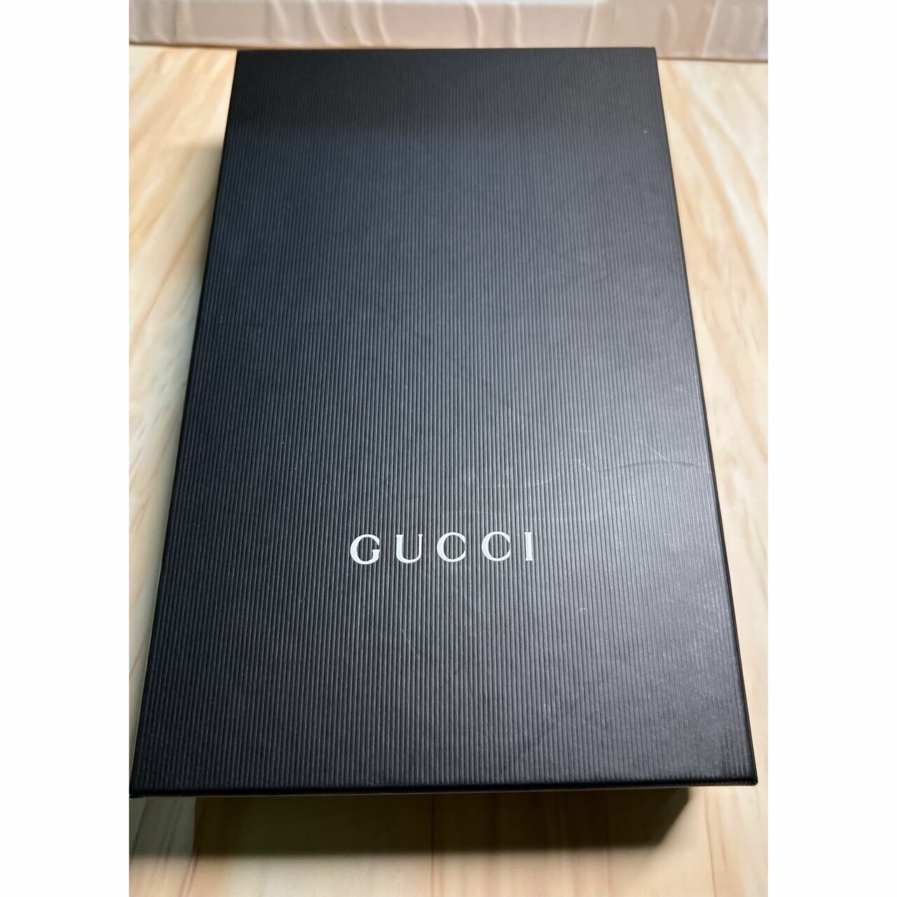 Gucci black interlocking WOC wallet on chain