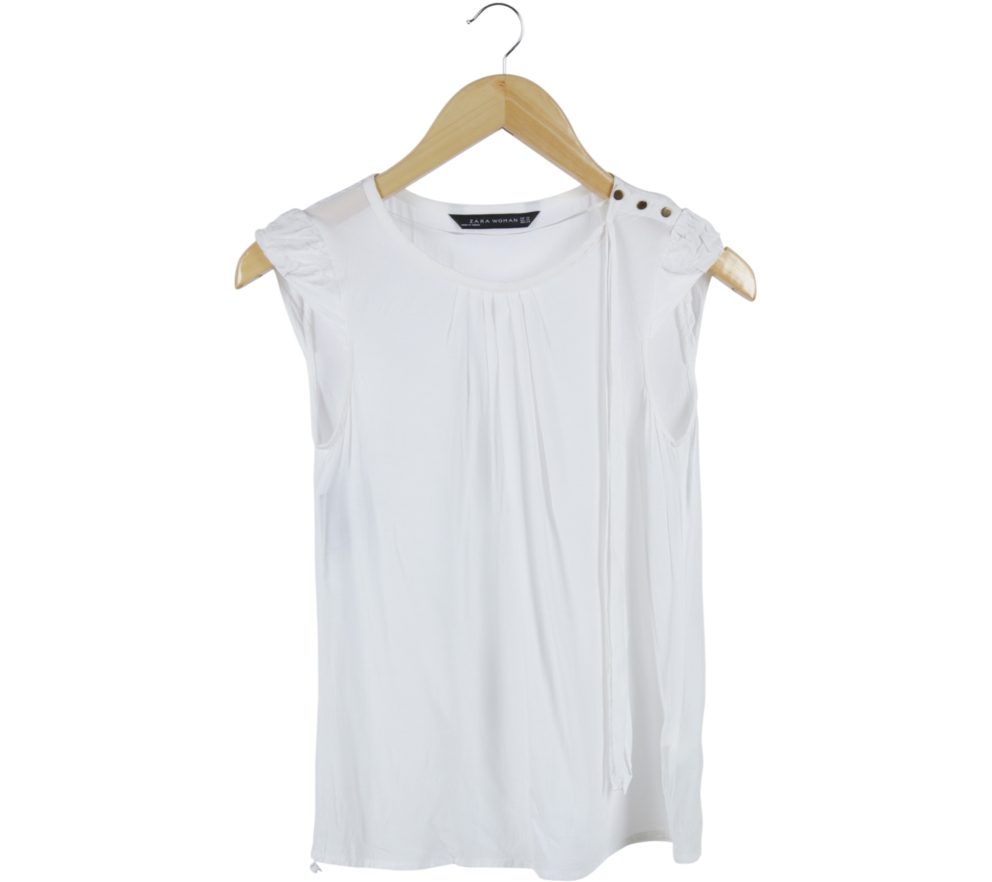 Zara White Sleeveless