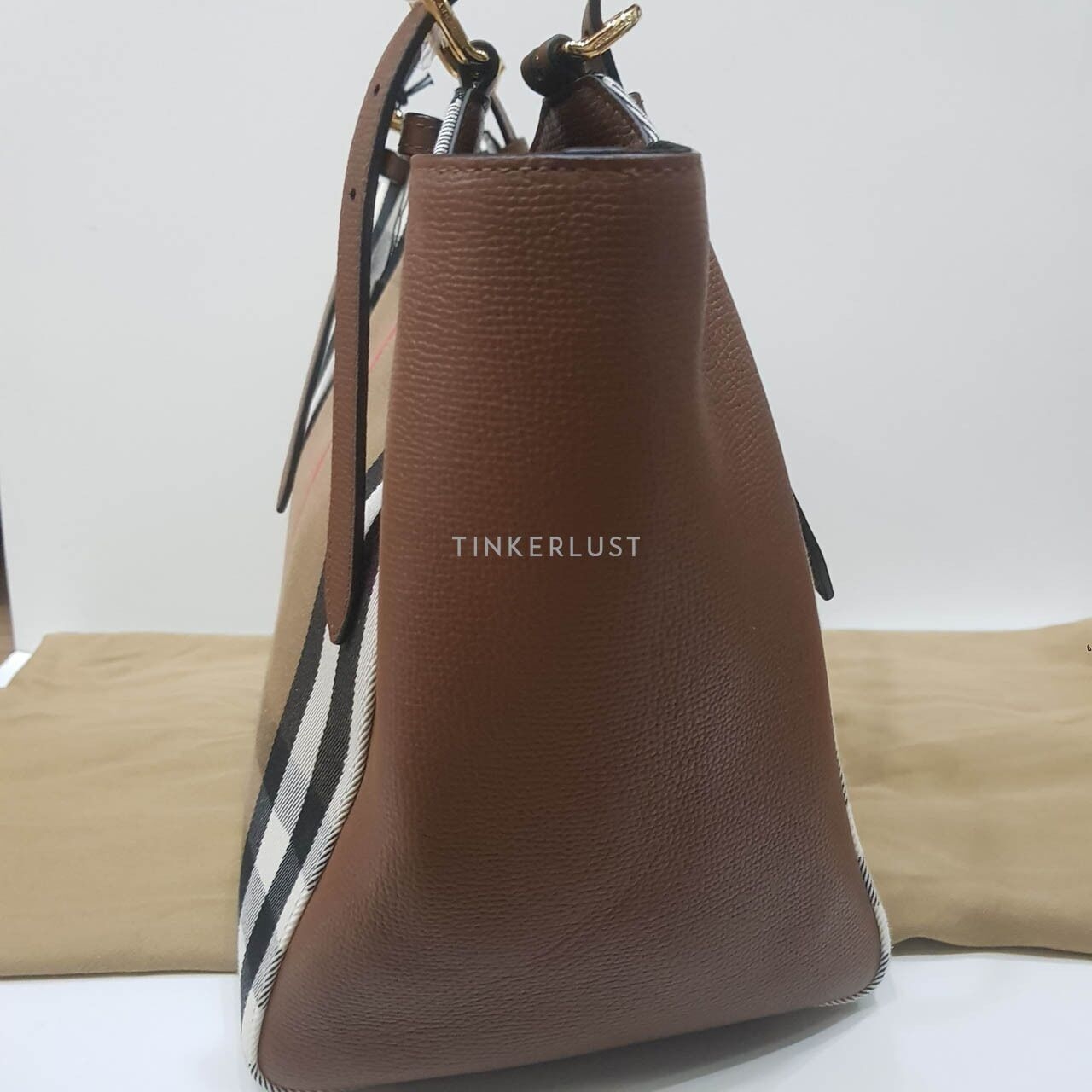 Burberry Small Canterby Tan Tote Bag