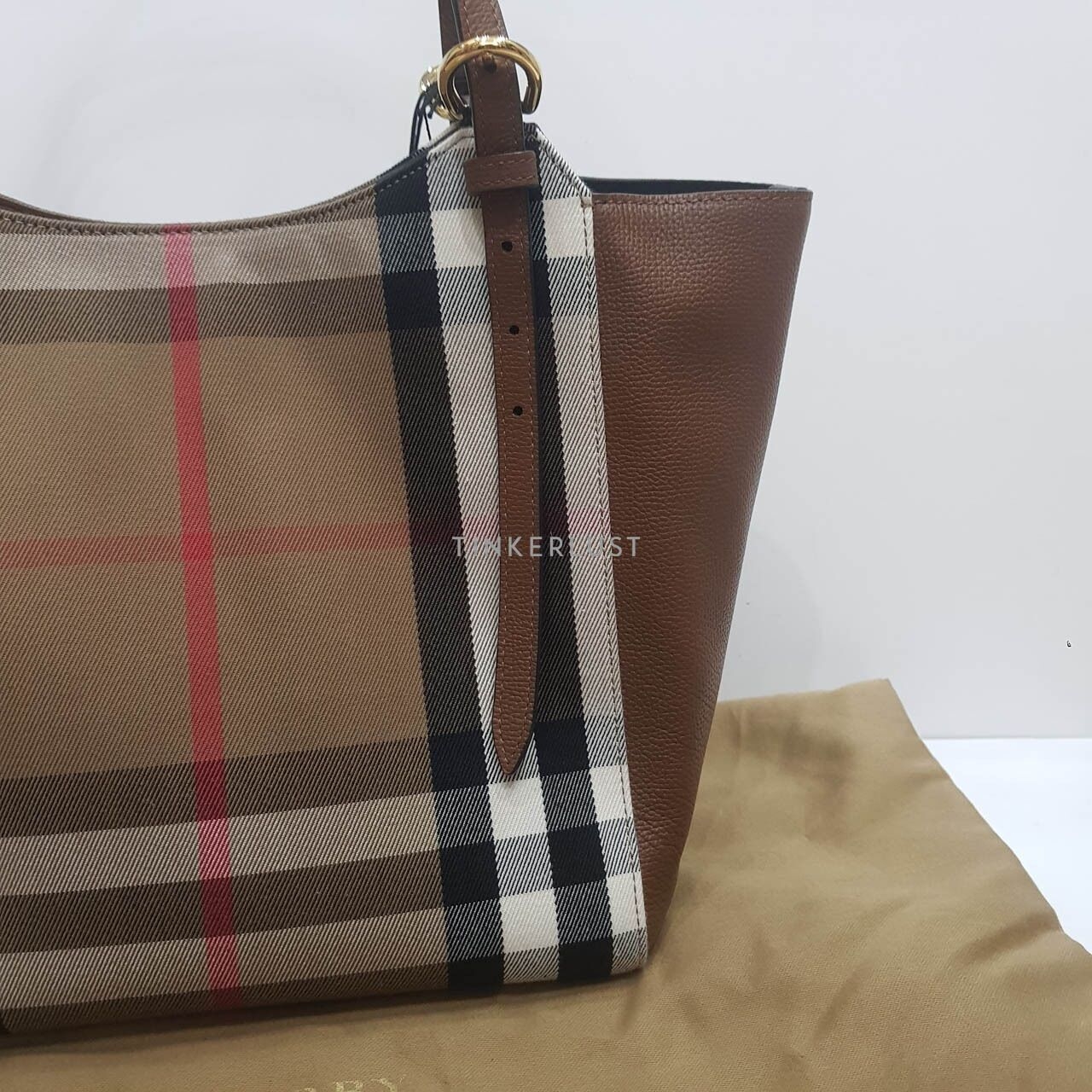 Burberry Small Canterby Tan Tote Bag