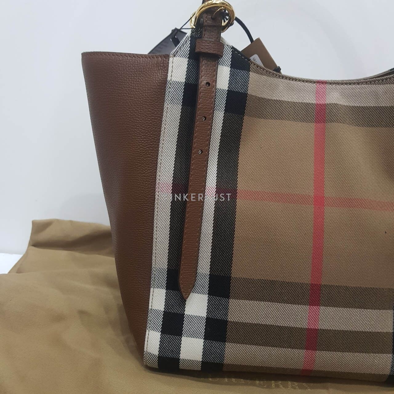 Burberry Small Canterby Tan Tote Bag