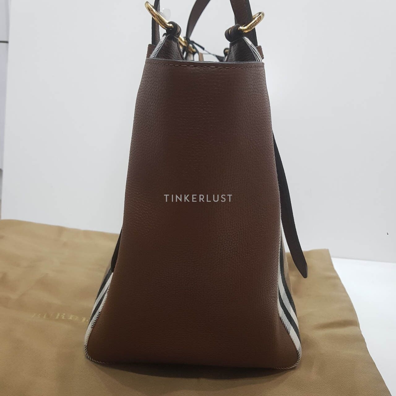 Burberry Small Canterby Tan Tote Bag