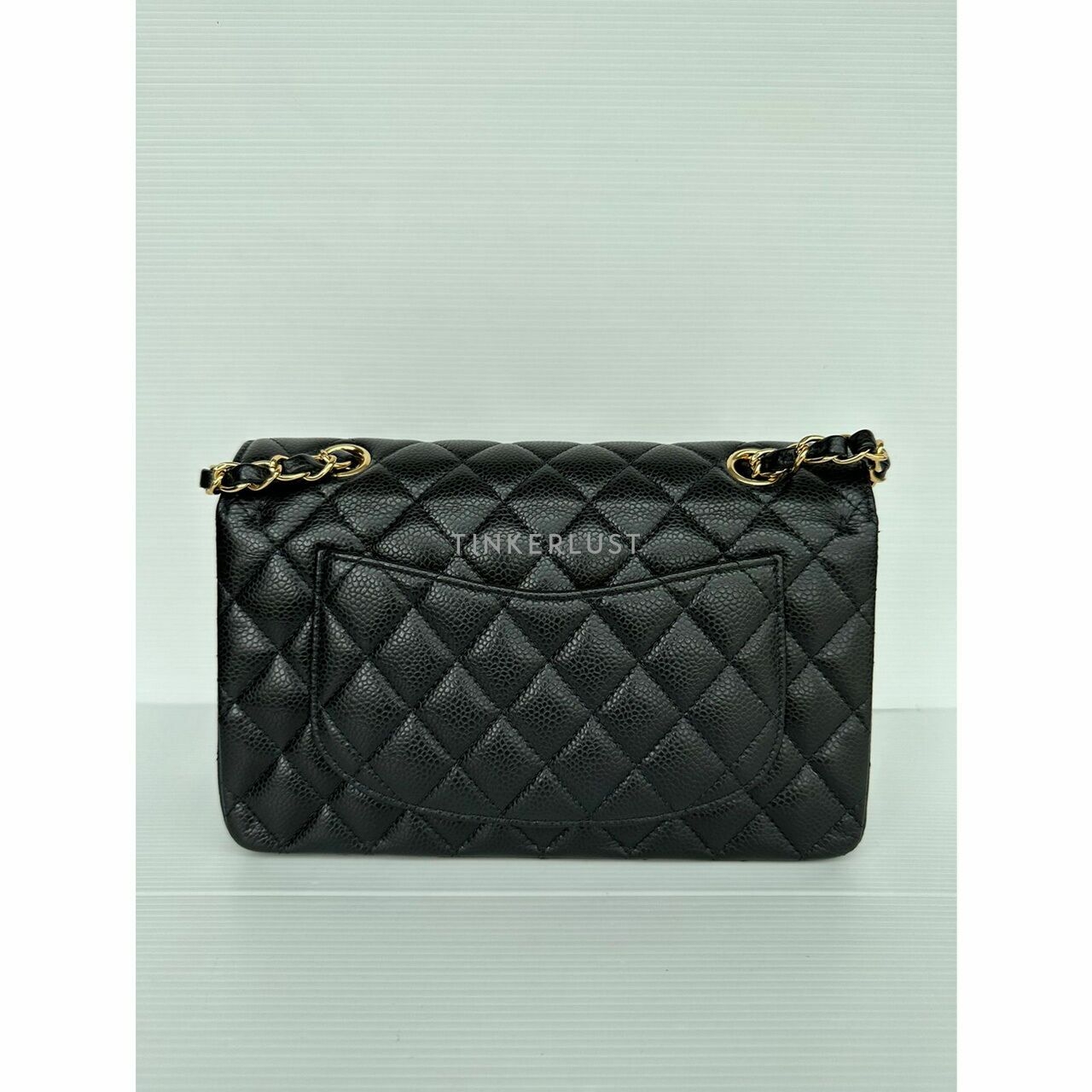 Chanel Classic Small Black Caviar Double Flap GHW Shoulder Bag