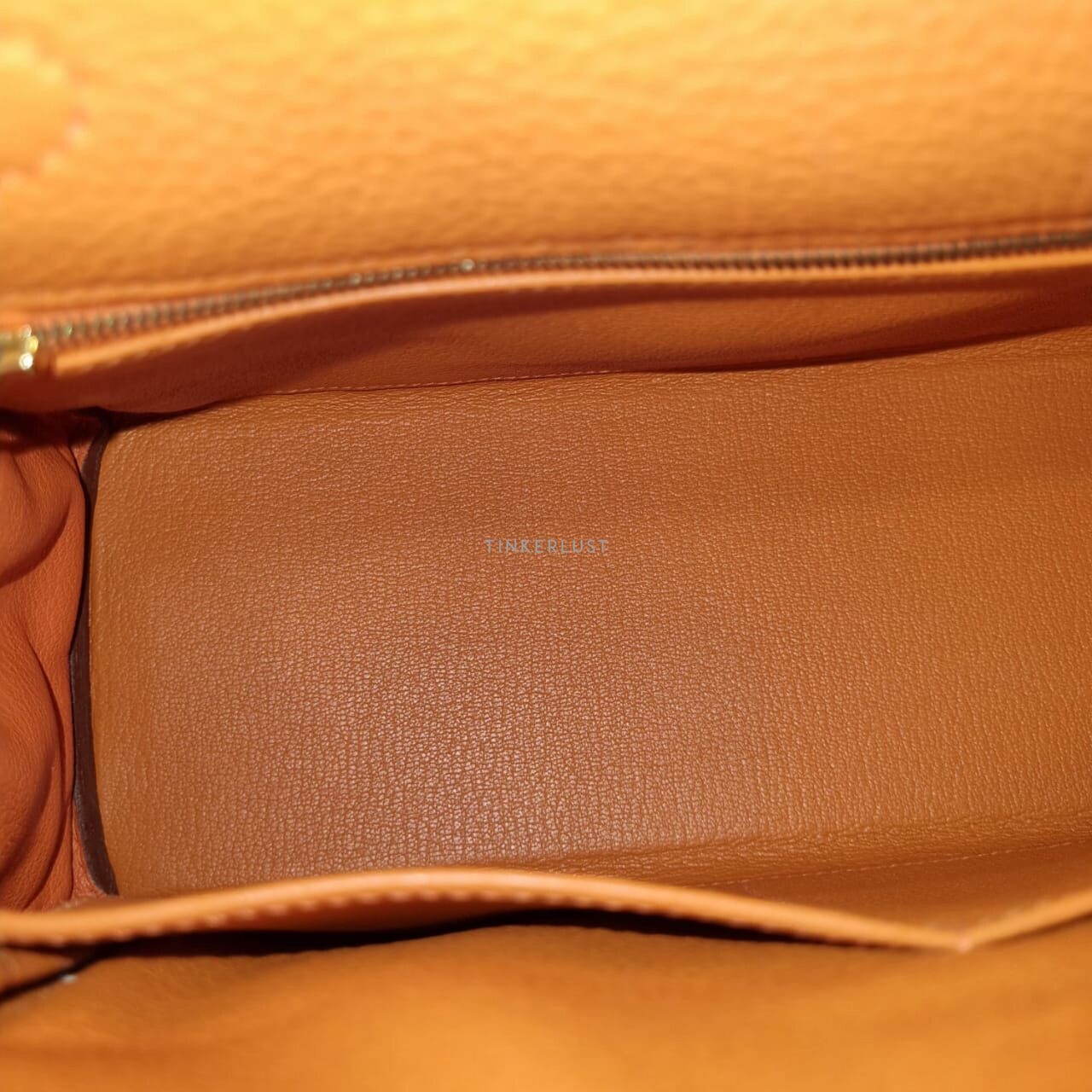 Hermes Kelly 28 Togo Feu Orange GHW #T Satchel Bag