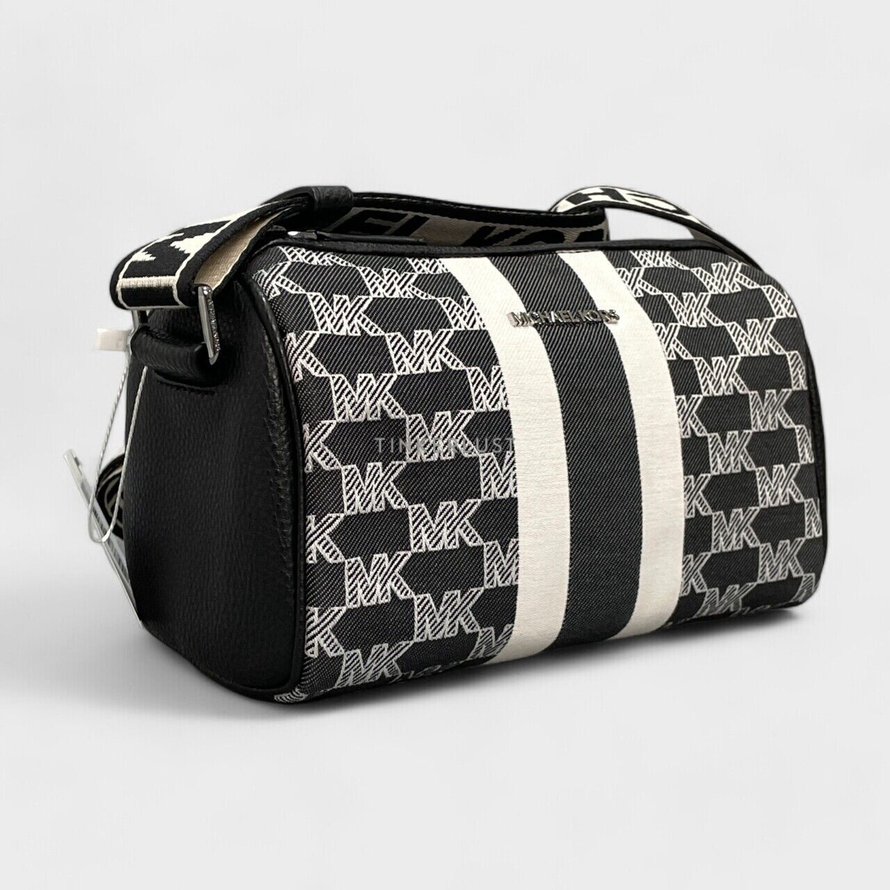 Michael Kors Signature Stripe Mini Multi Duffle Bag