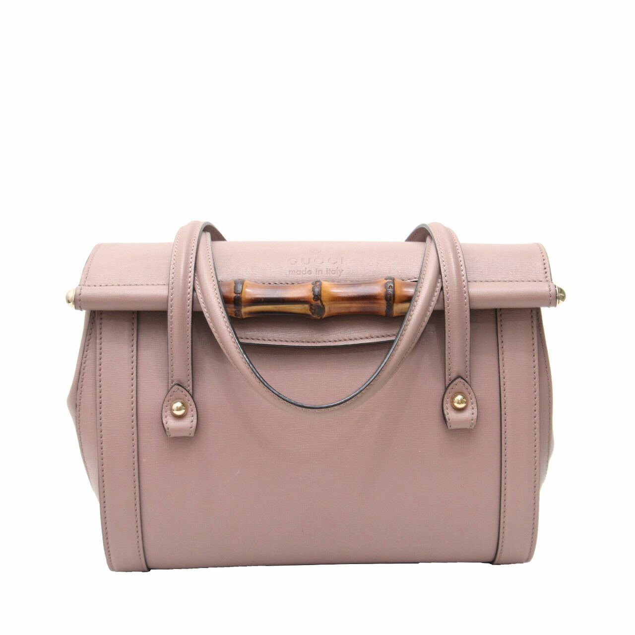 Gucci Bullet Pink Bambo Handbag