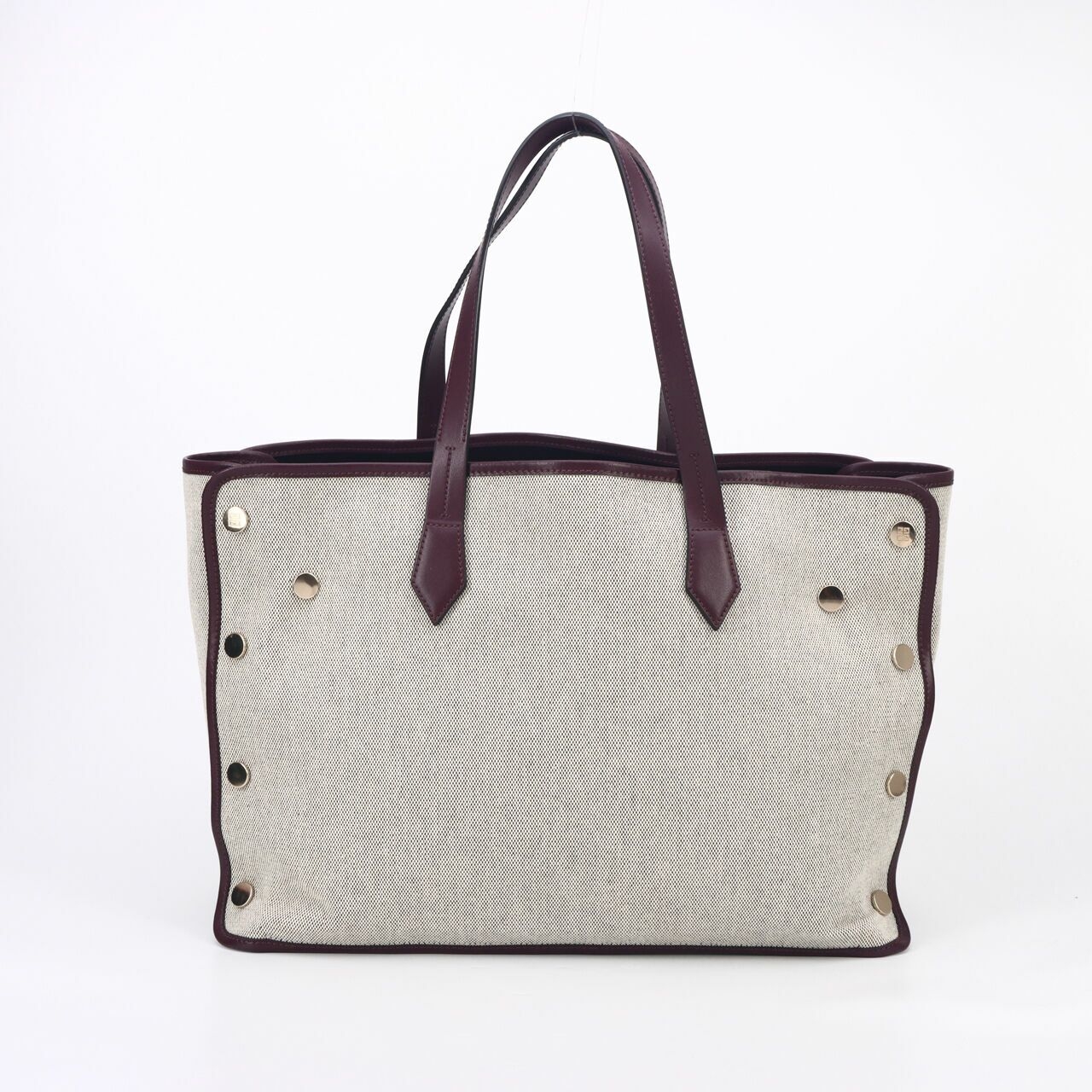 GIVENCHY Canvas Medium Bond Shopper Tote Aubergine