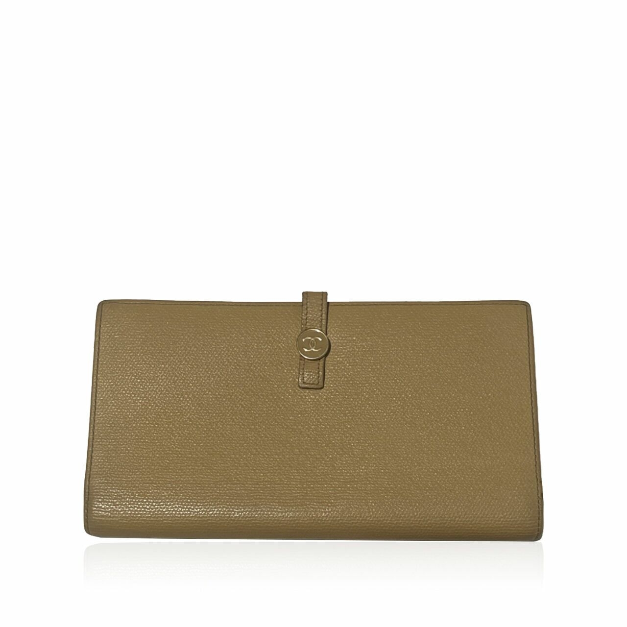 Chanel Beige Bifold Long Wallet #10