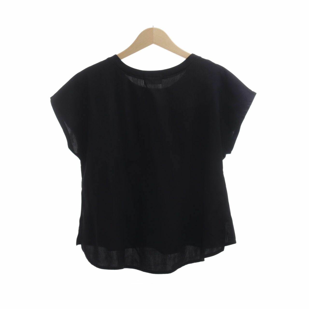 This is April Black Blouse