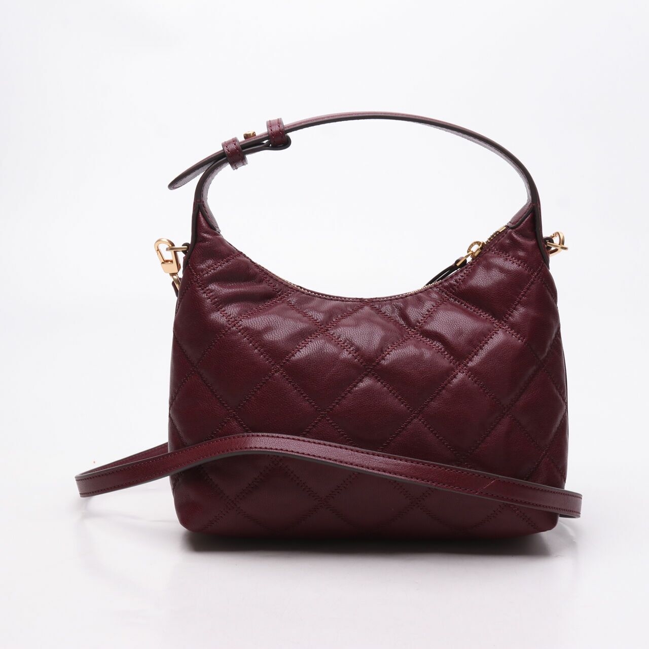 Tory Burch 87870 Willa Mini Hobo Claret Satchel