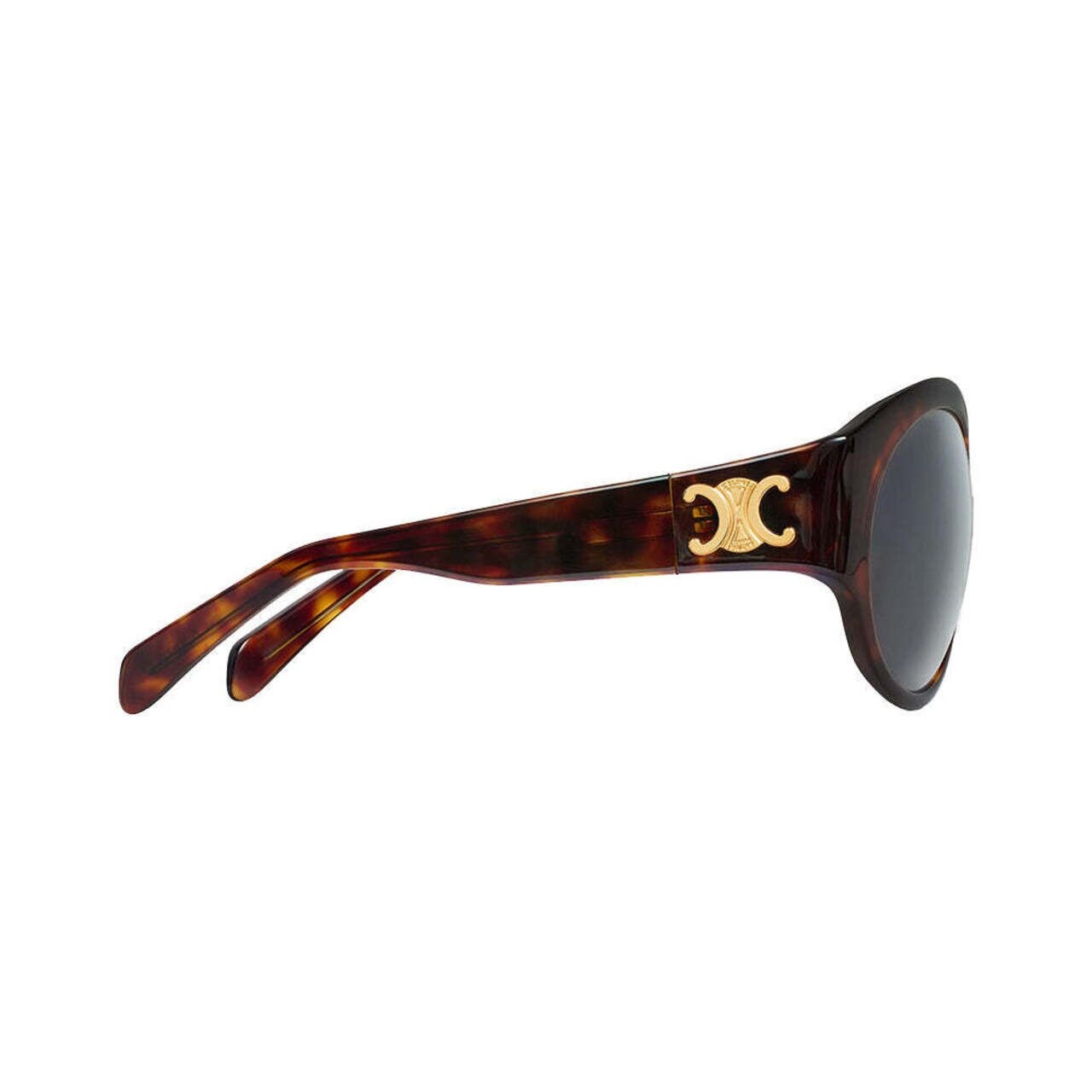 Celine Triomphe 11 Sunglasses in Acetate Red Havana