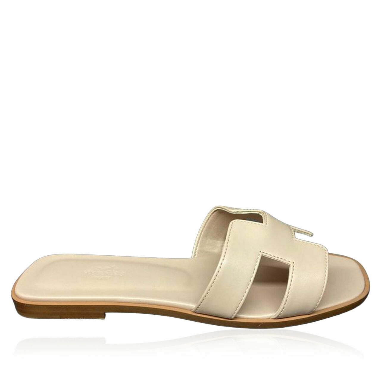 Hermes Oran Beige Sandals