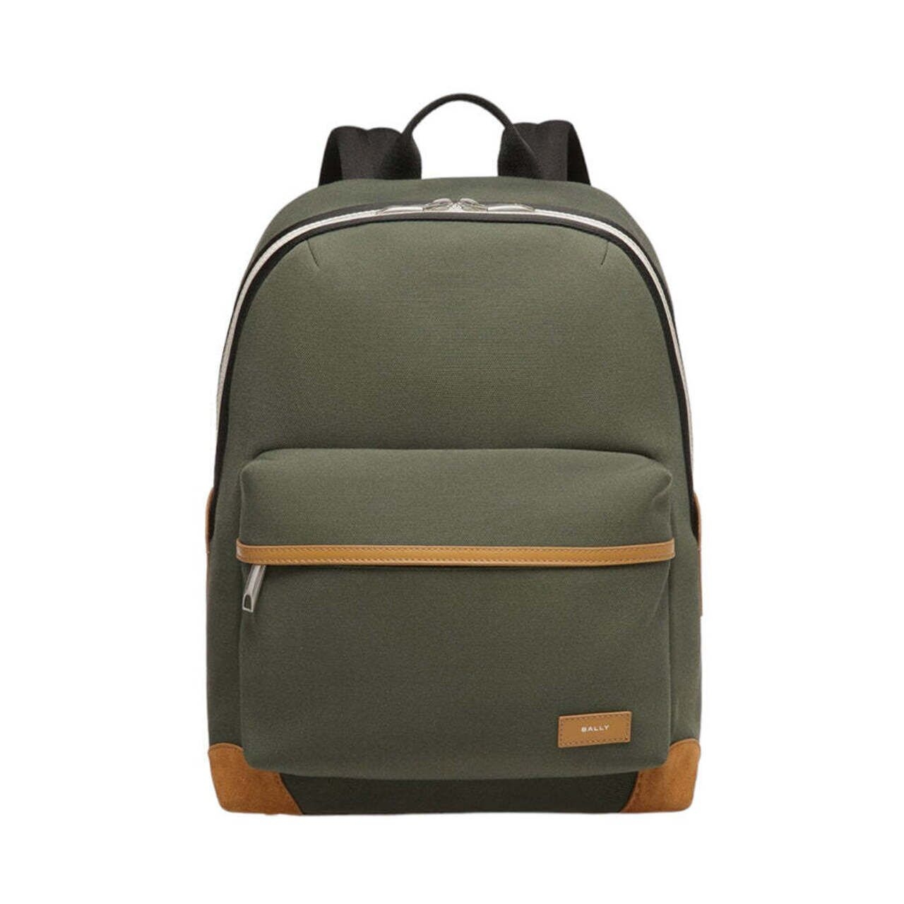 Bally Bord Treckey Canvas Backpack Khaki Green