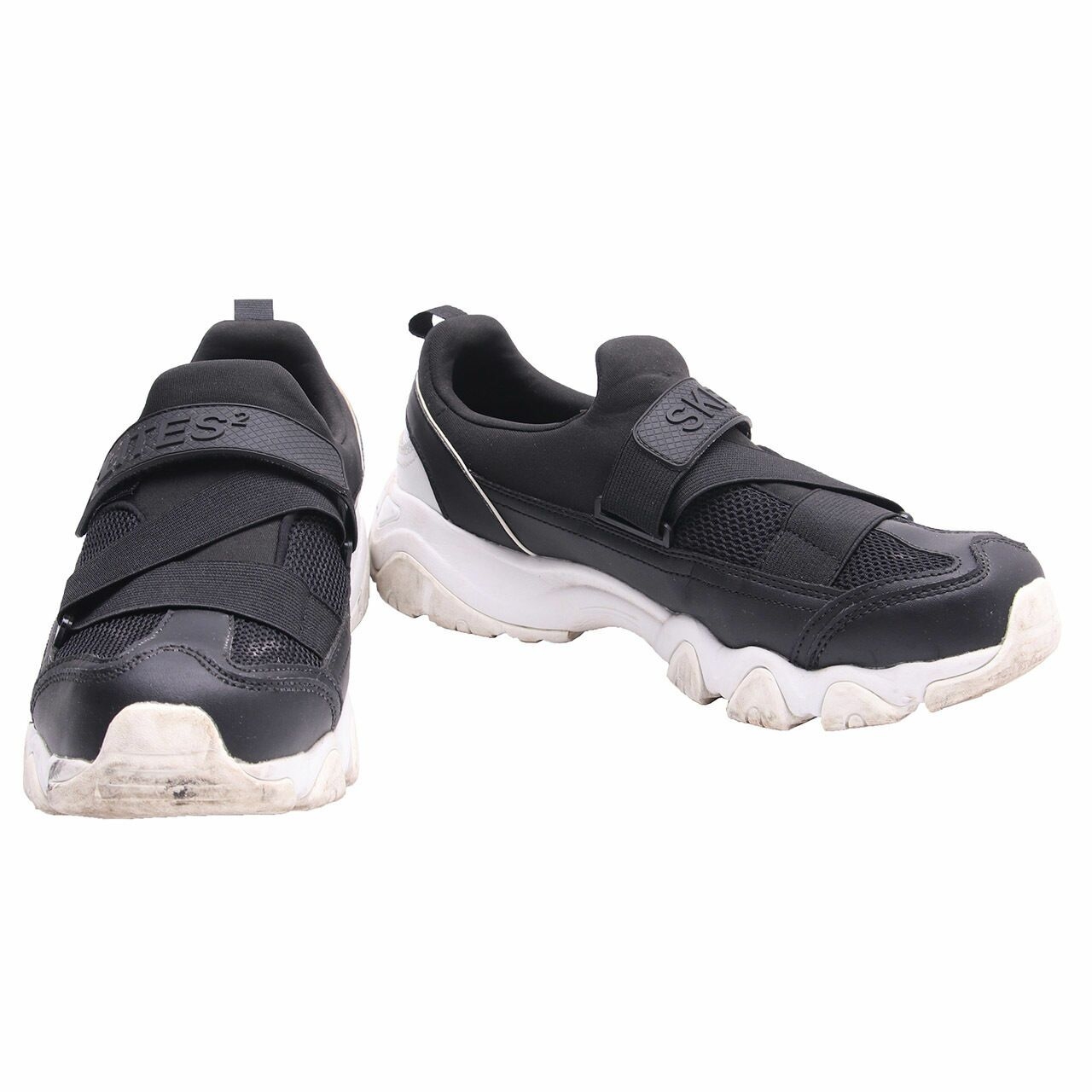 Skechers Black & White  D'Lites 2 - Best Bet Sneakers