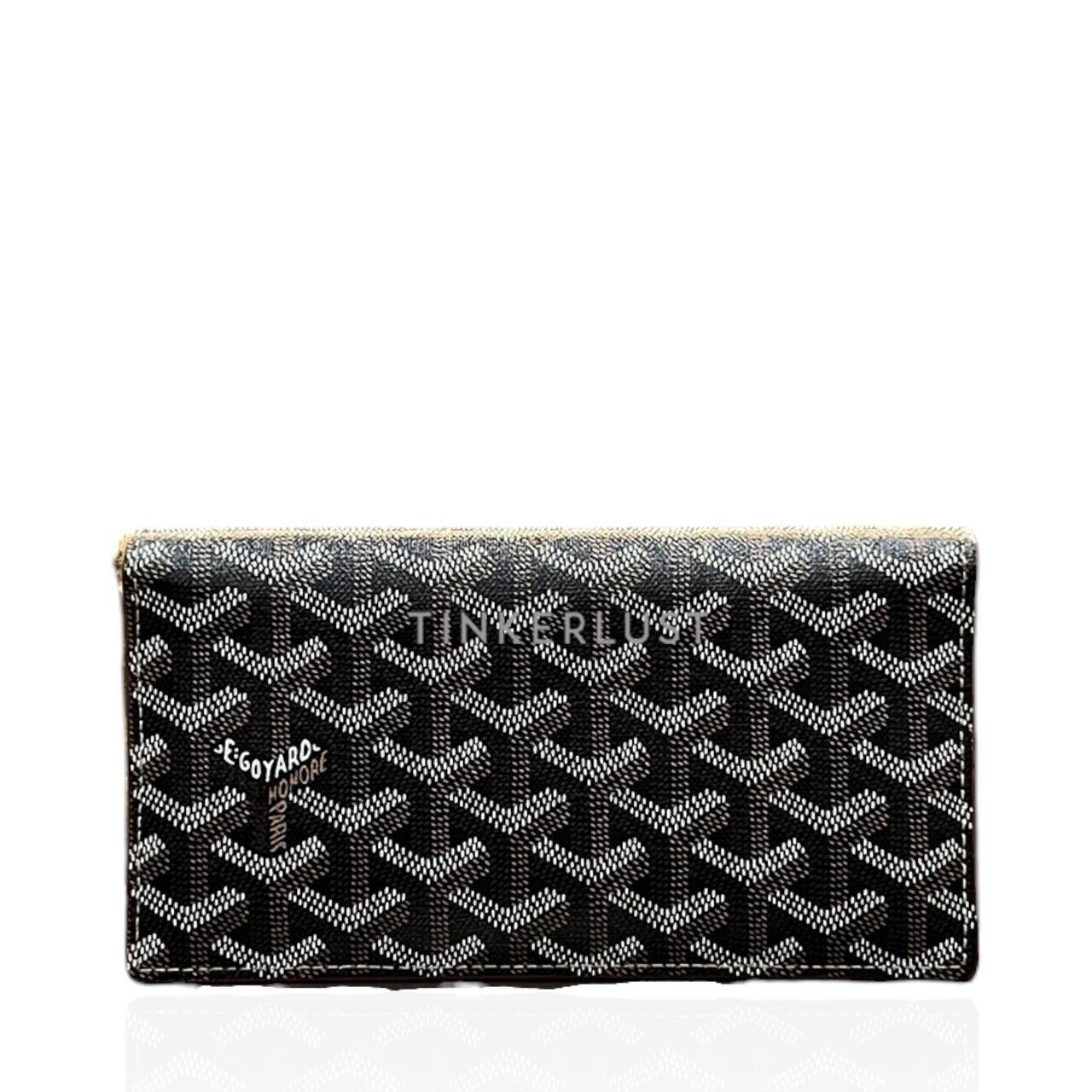 Goyard Richelieu Black Tan Long Wallet