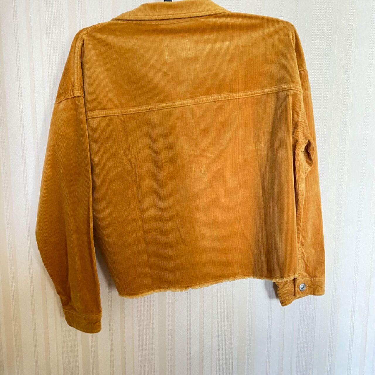 Zara Mustard Unfinished Jacket