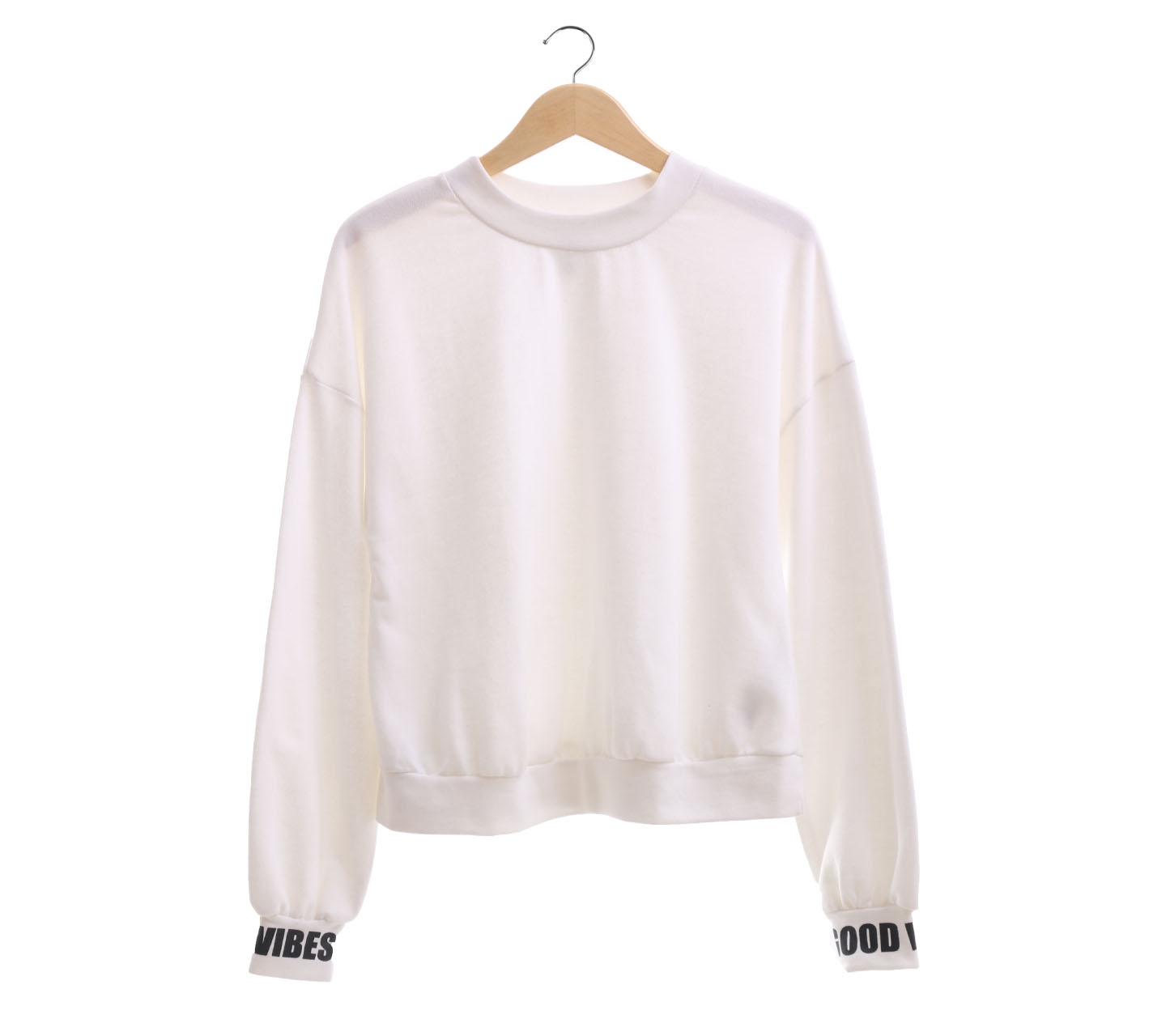 Stradivarius White Sweater