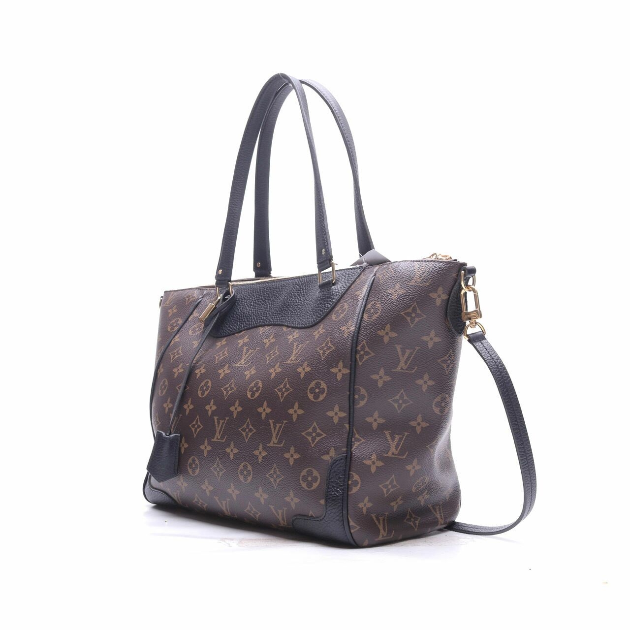  Louis Vuitton Black Monogram Canvas Estrela MM Satchel Bag