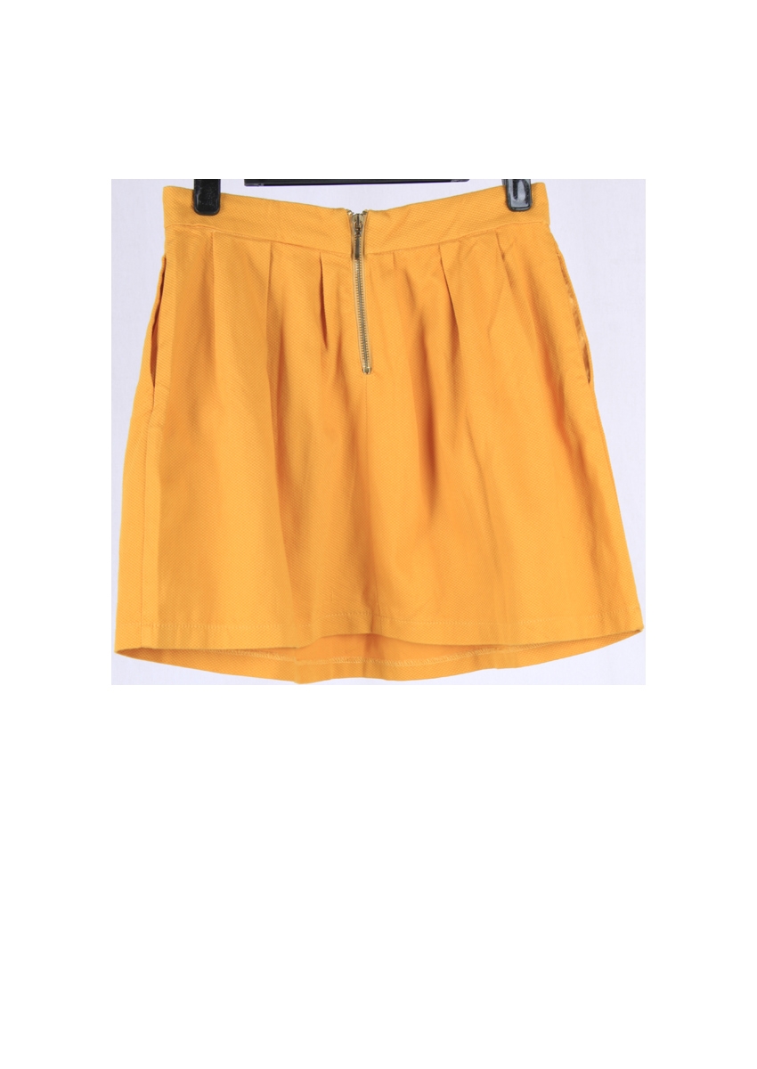 Stradivarius Yellow Skirt