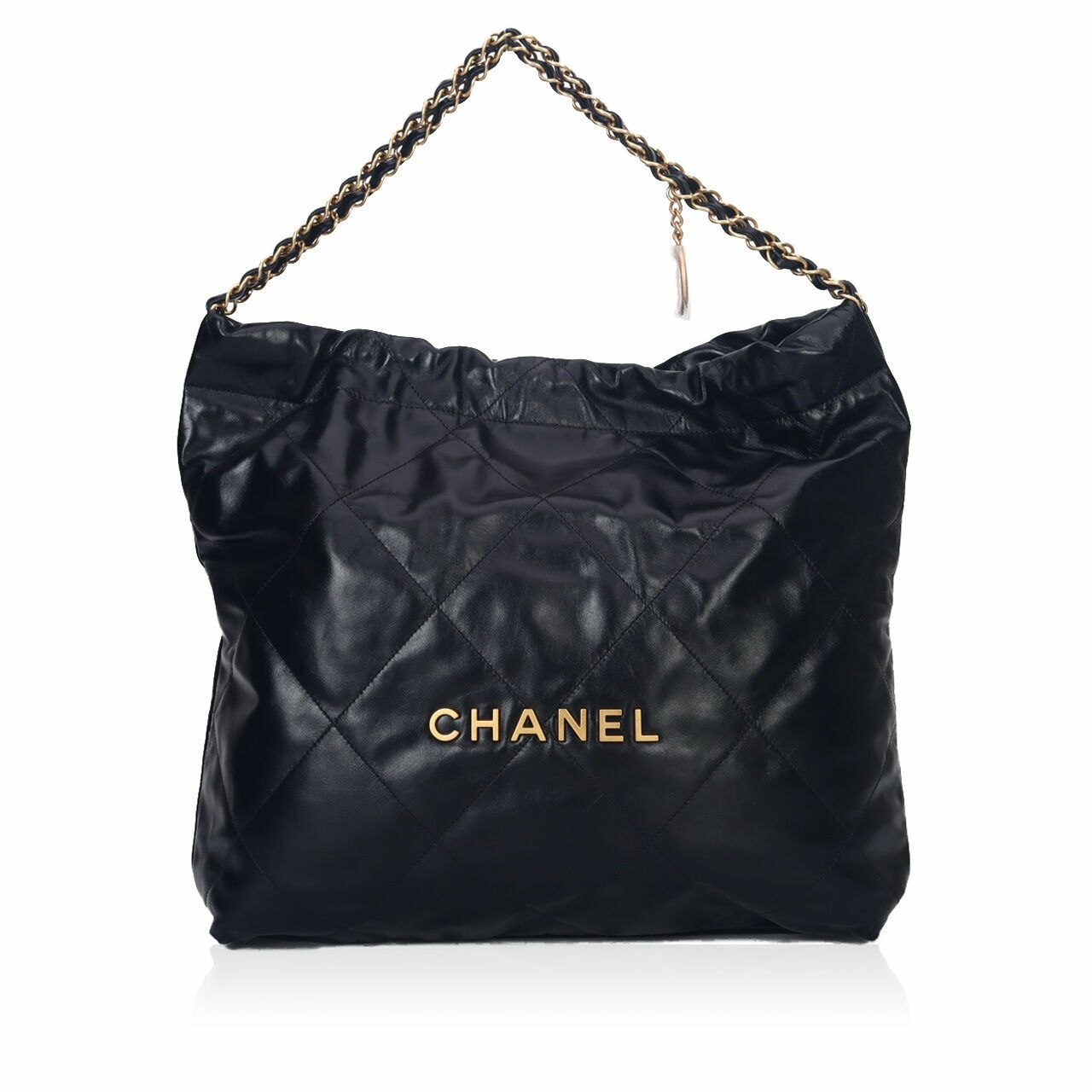 Chanel C22 Medium Black GHW Shoulder Bag