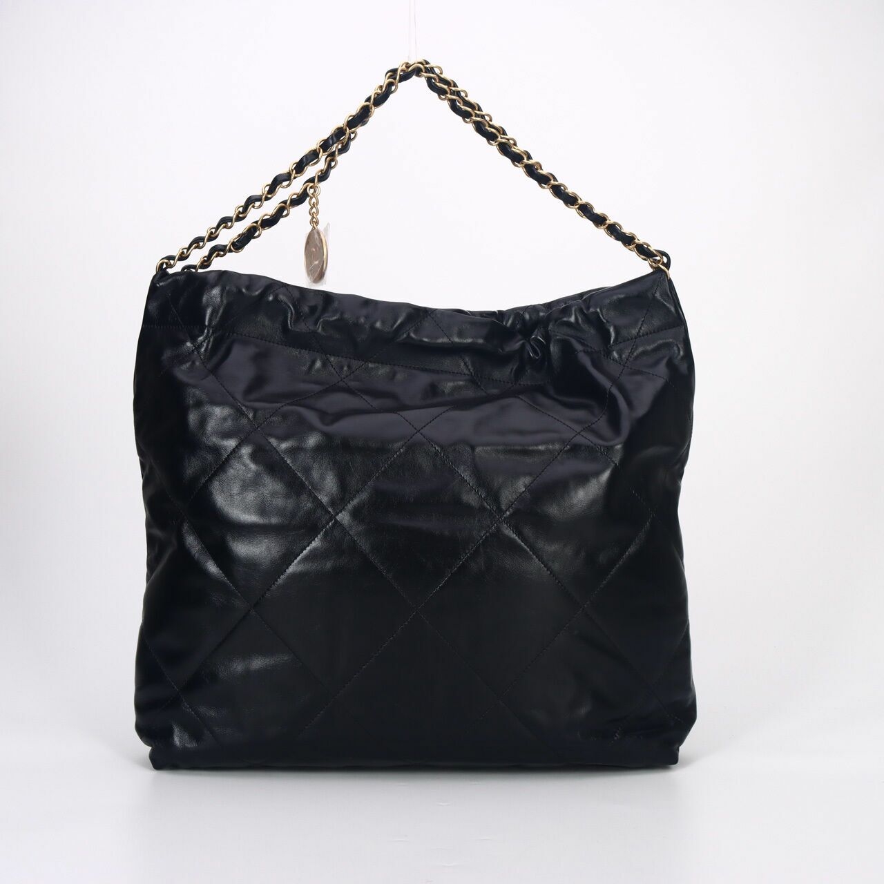 Chanel C22 Medium Black GHW Shoulder Bag