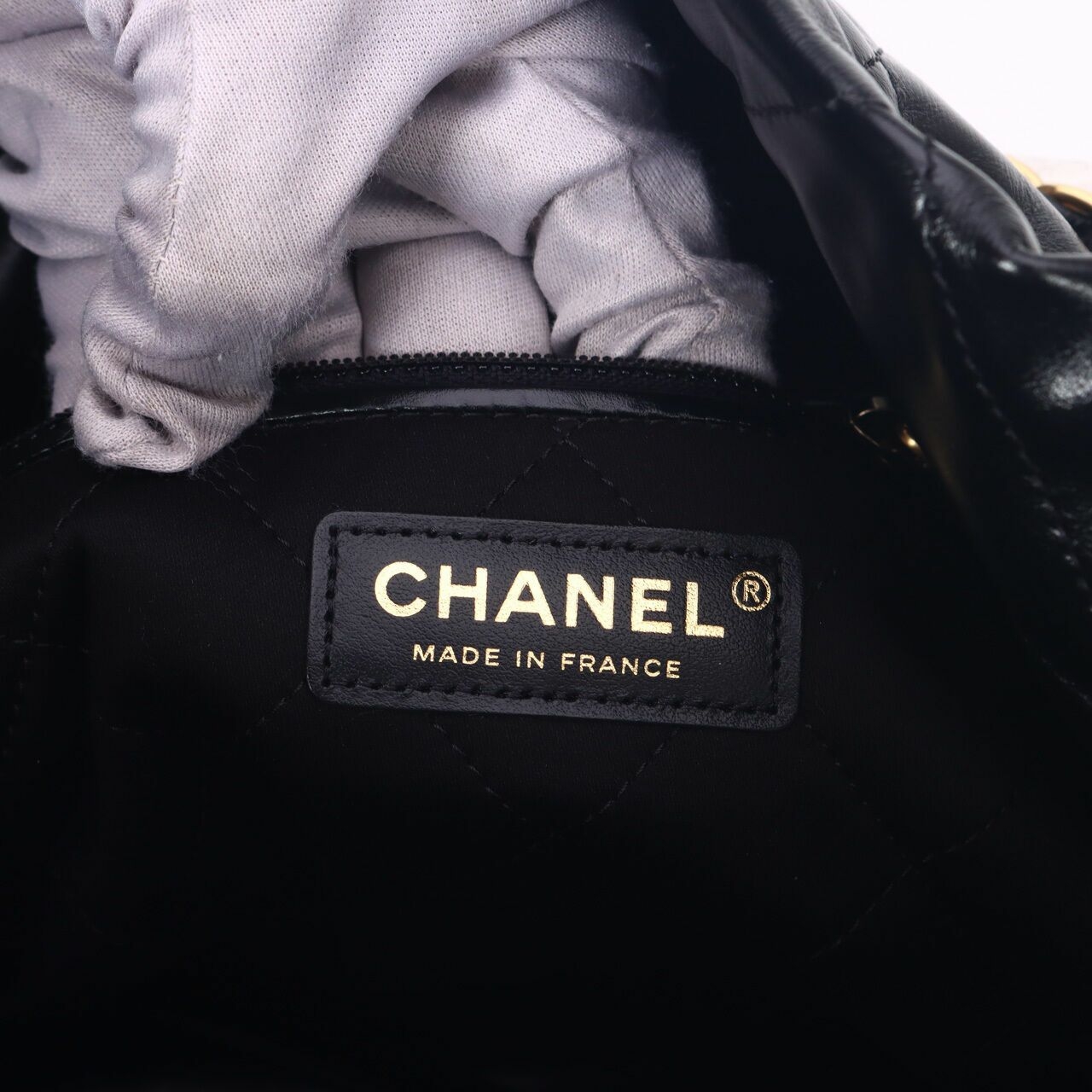 Chanel C22 Medium Black GHW Shoulder Bag