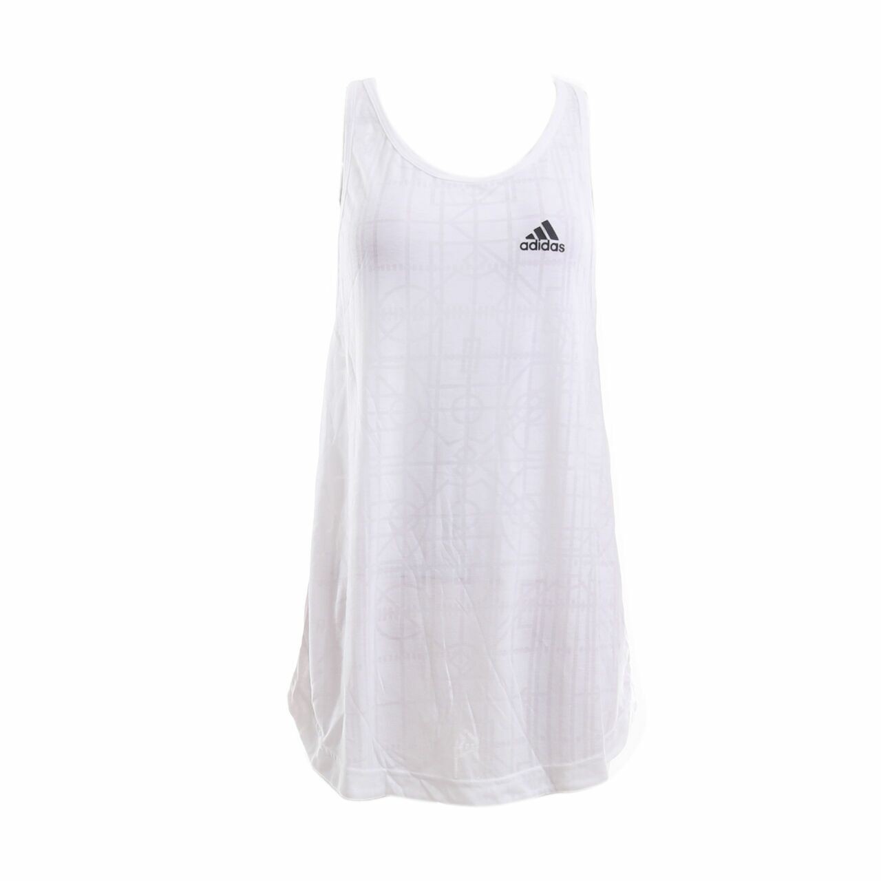 Adidas White Lightweight Sleeveless