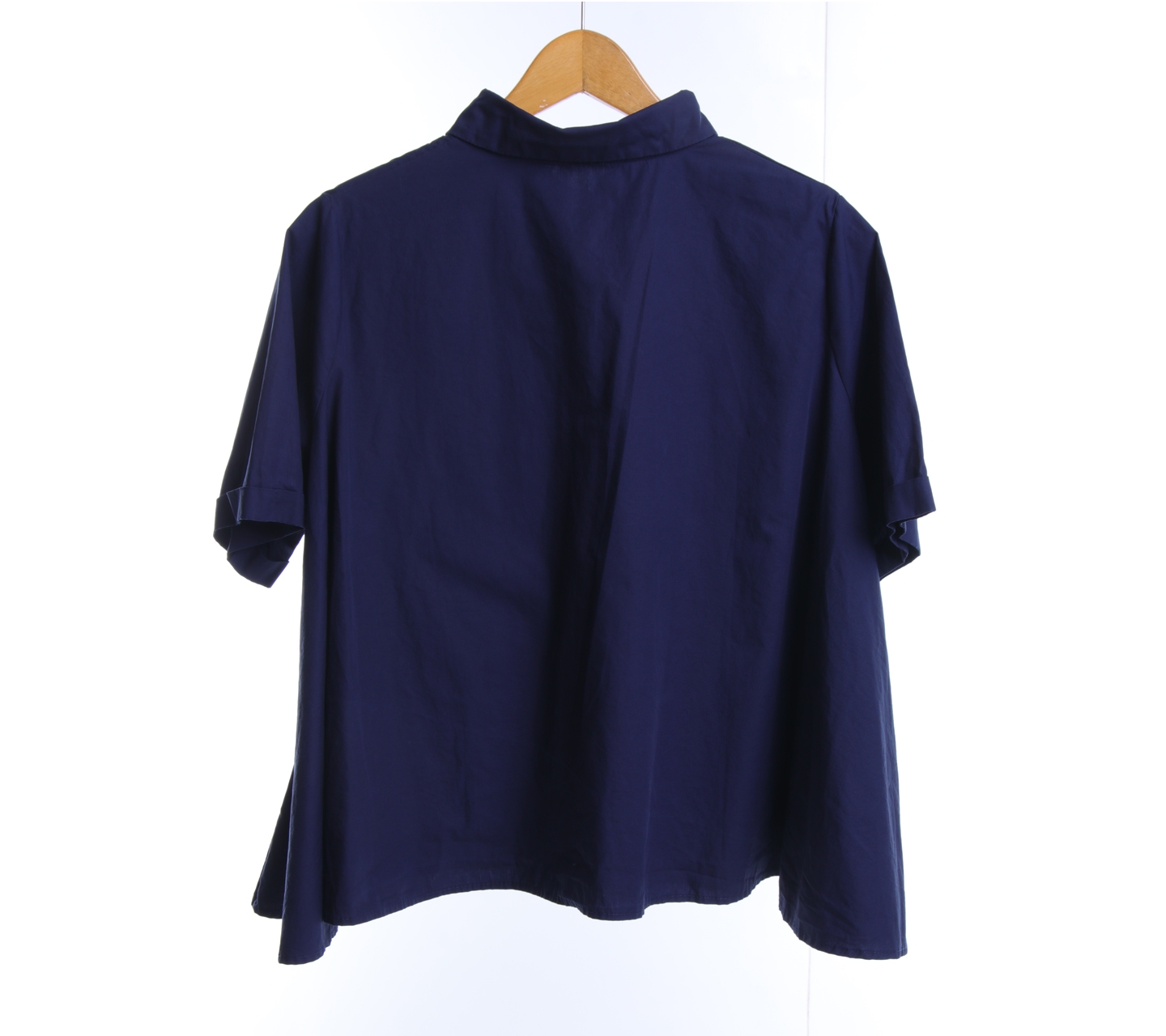 This is April Dark Blue Shirt