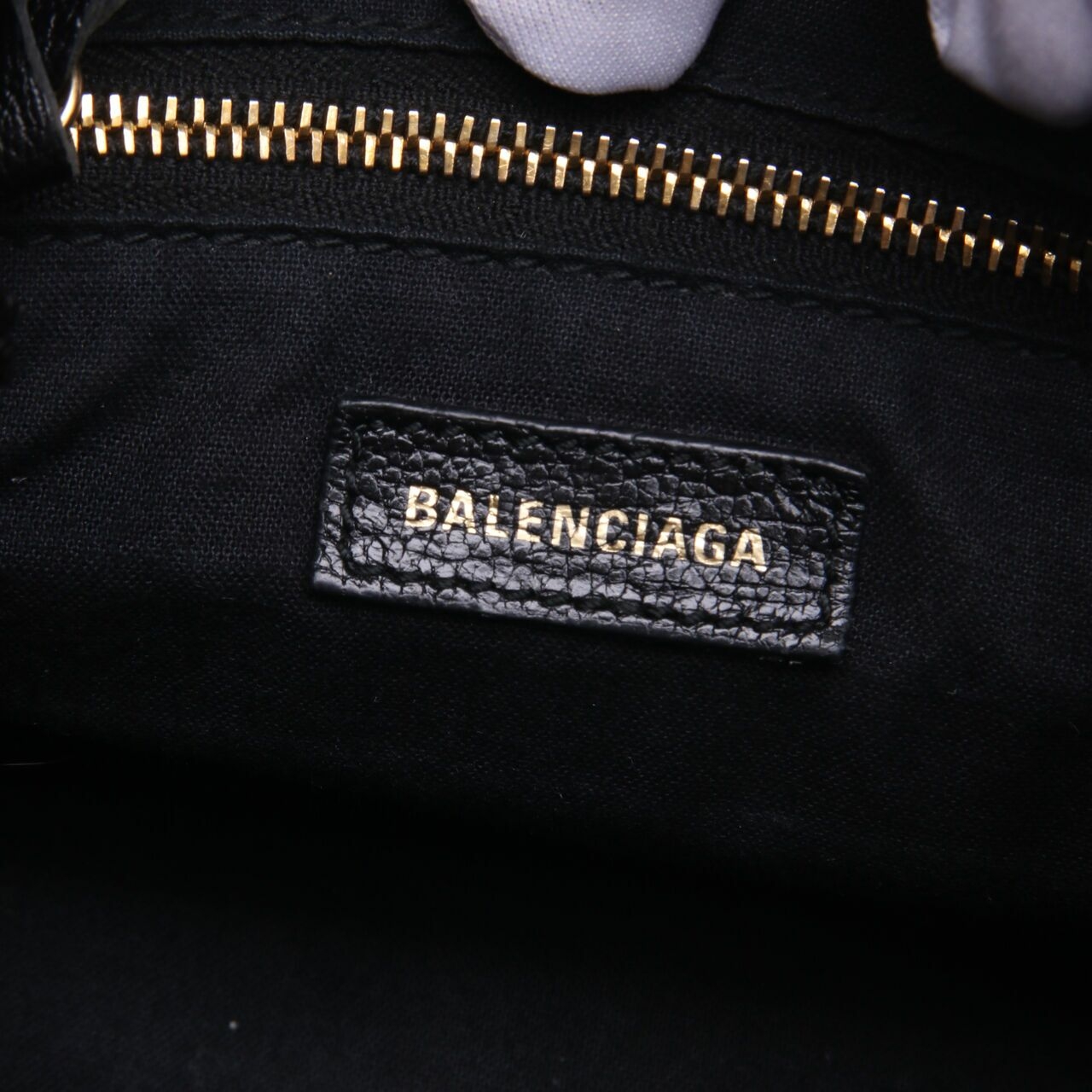 Balenciaga Mini City Edge 24 cm black chevre GHW 2019 Satchel Bag