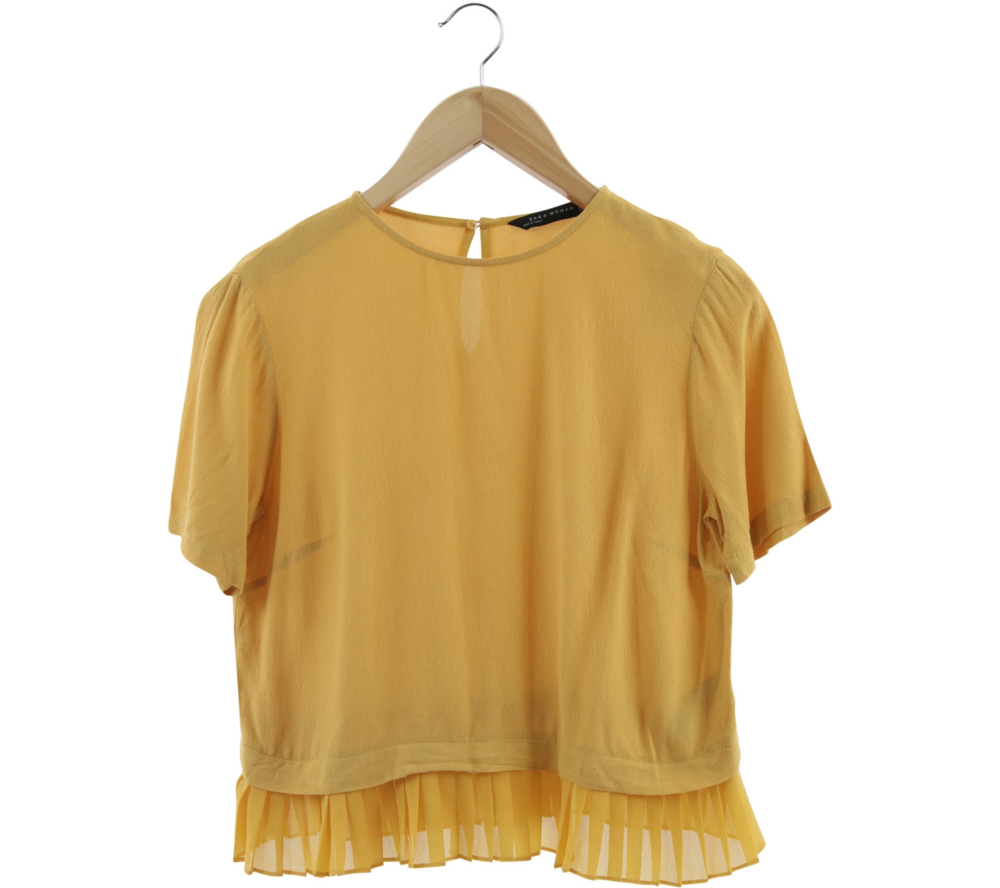 Zara Mustard Blouse