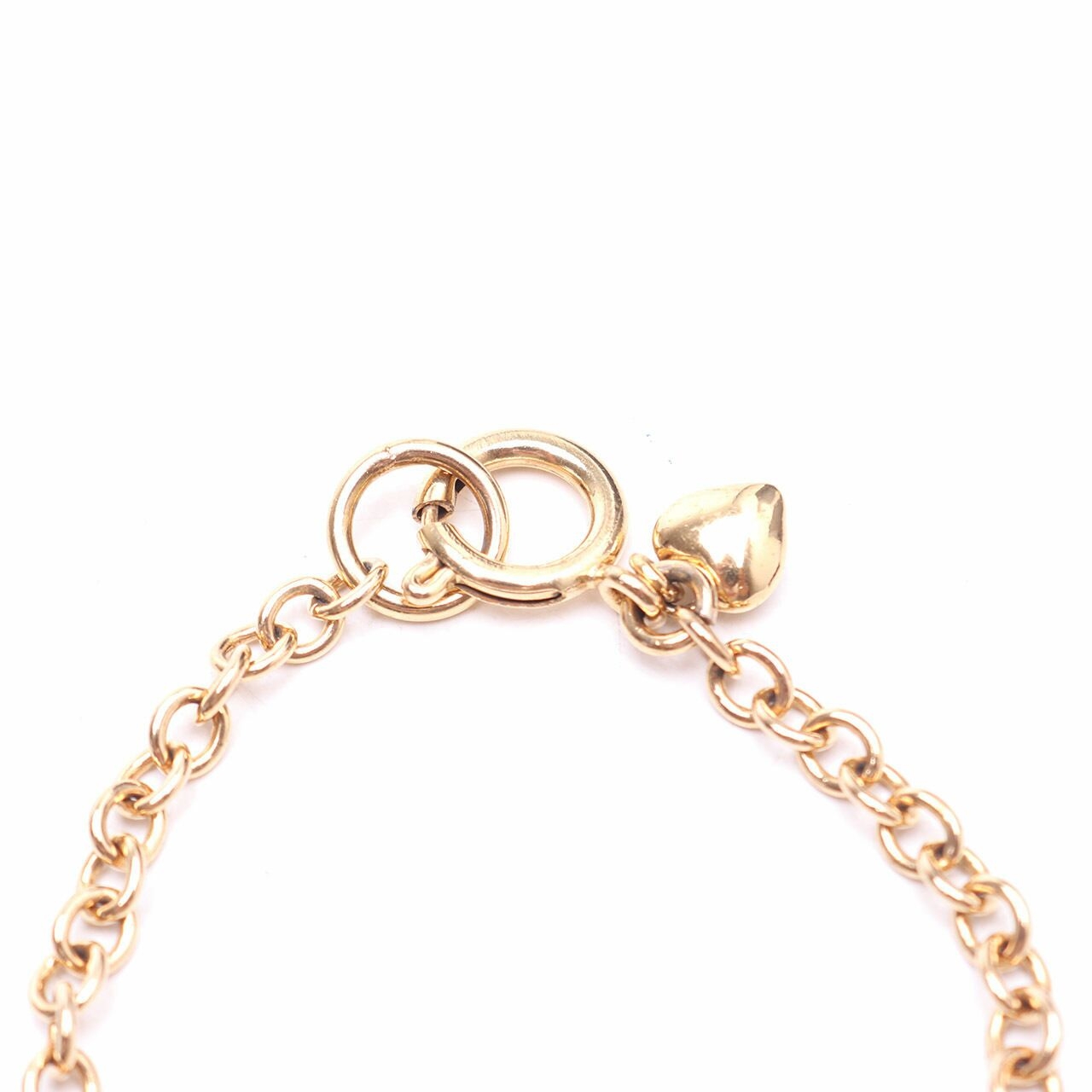 Juicy Couture Gold Peace Chain Bracelet Jewelry