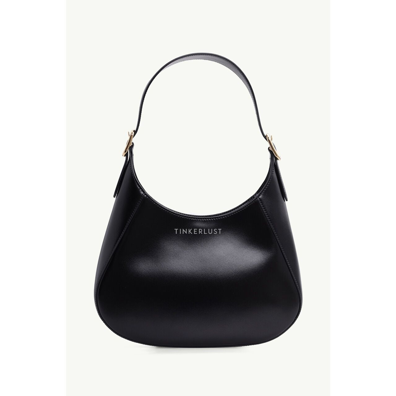 Prada Cleo Black Leather GHW Shoulder Bag